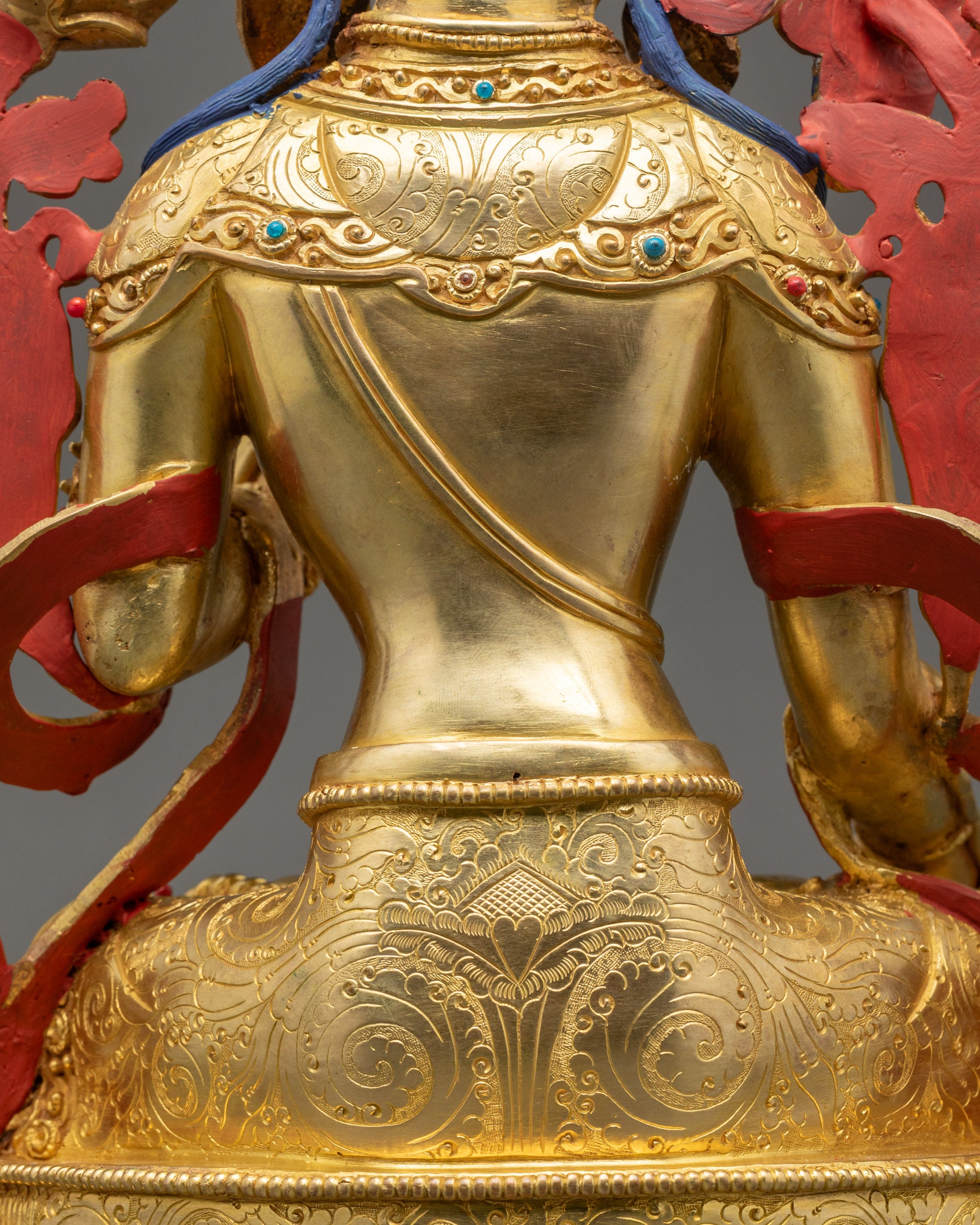 Buddhist White Tara Sculpture for Wisdom and Peace