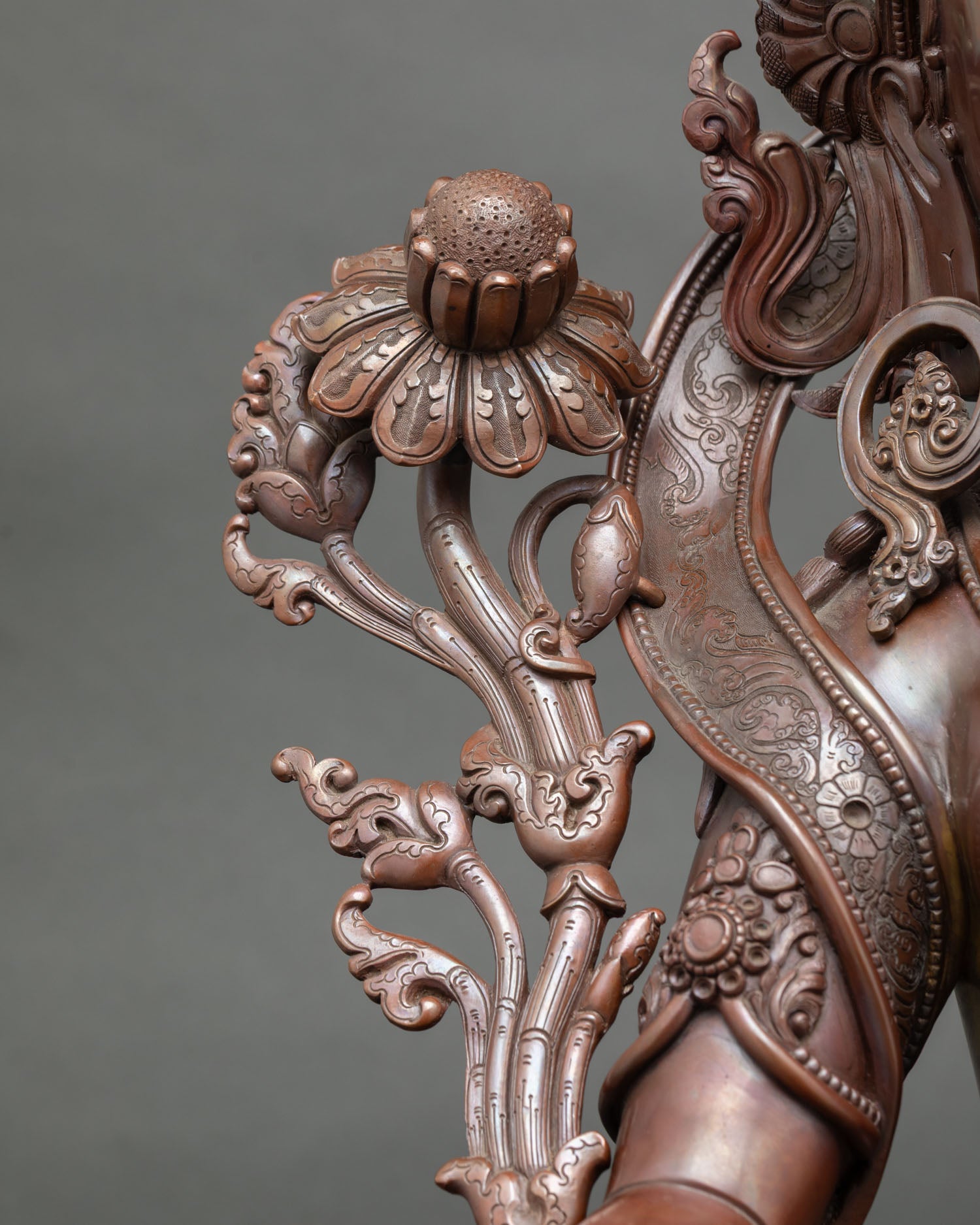 Elegant Green Tara Statue | Traditional Nepalese Craftsmanship