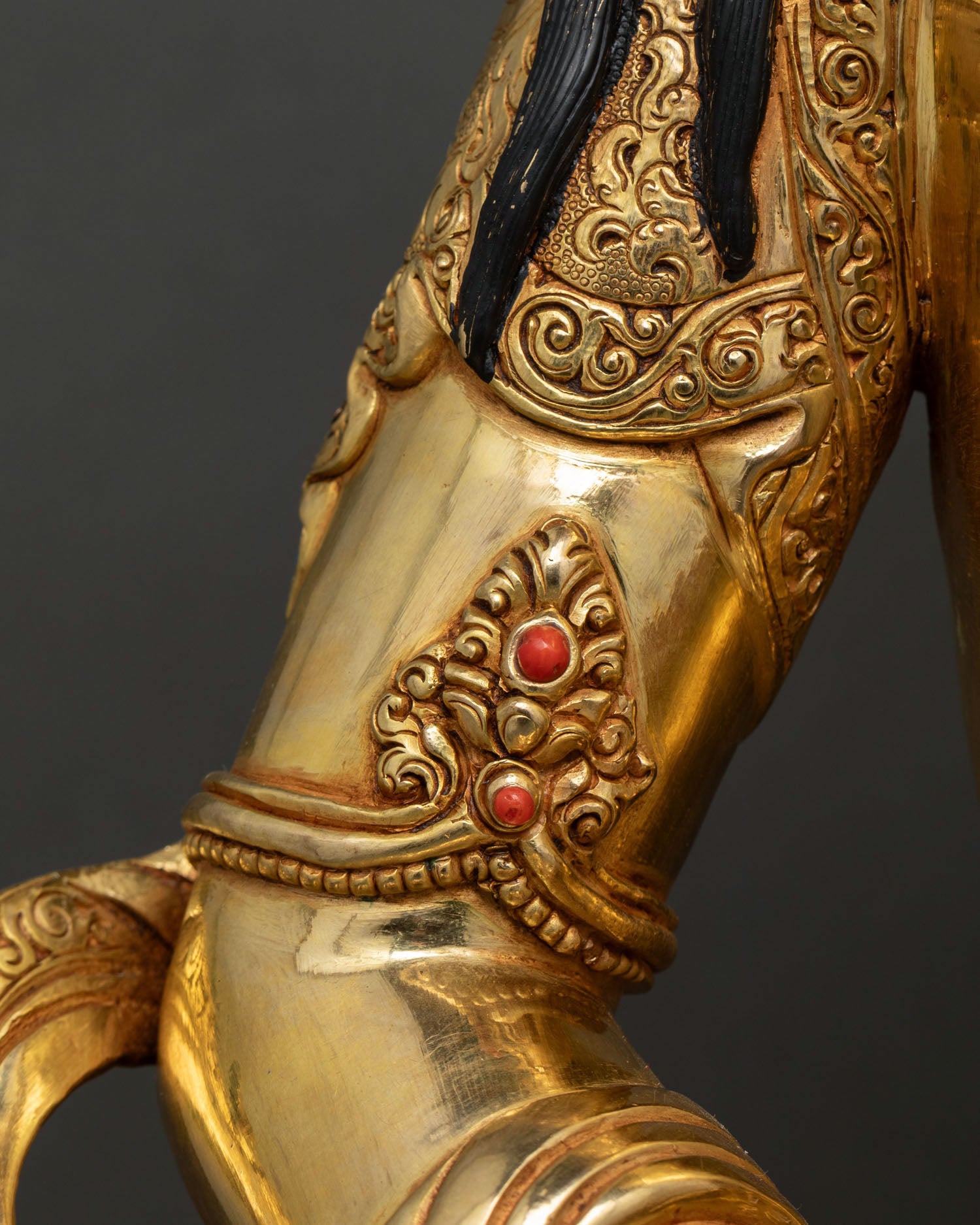 25-Inch Amitayus Statue | Buddhist Long Life Deity Figurine