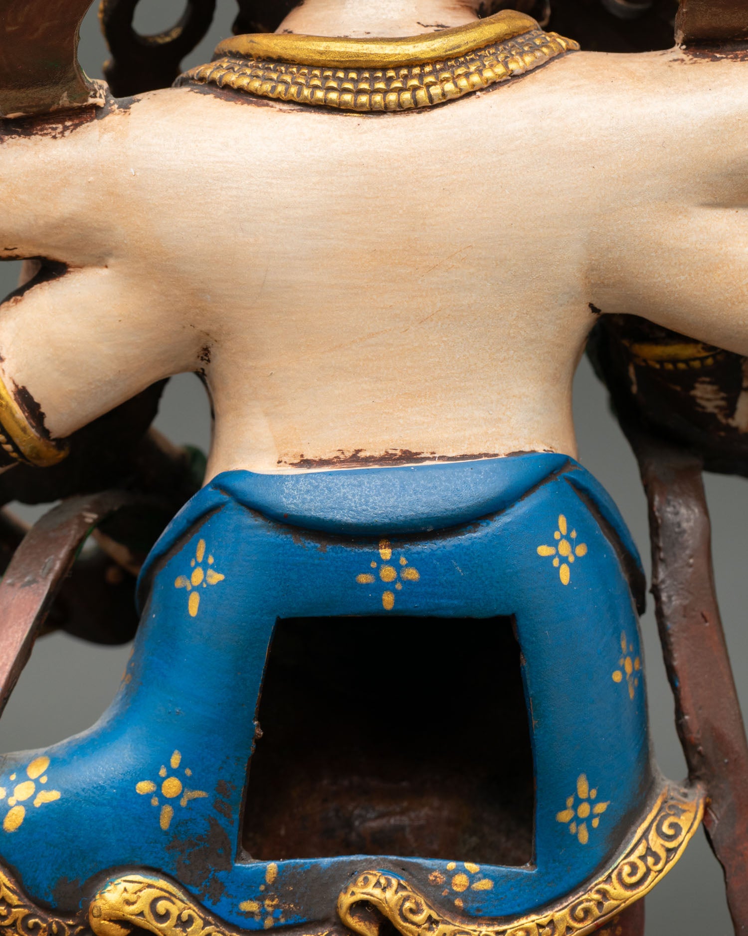 White Mahakala | Handmade Nepalese Statue for Spiritual Power