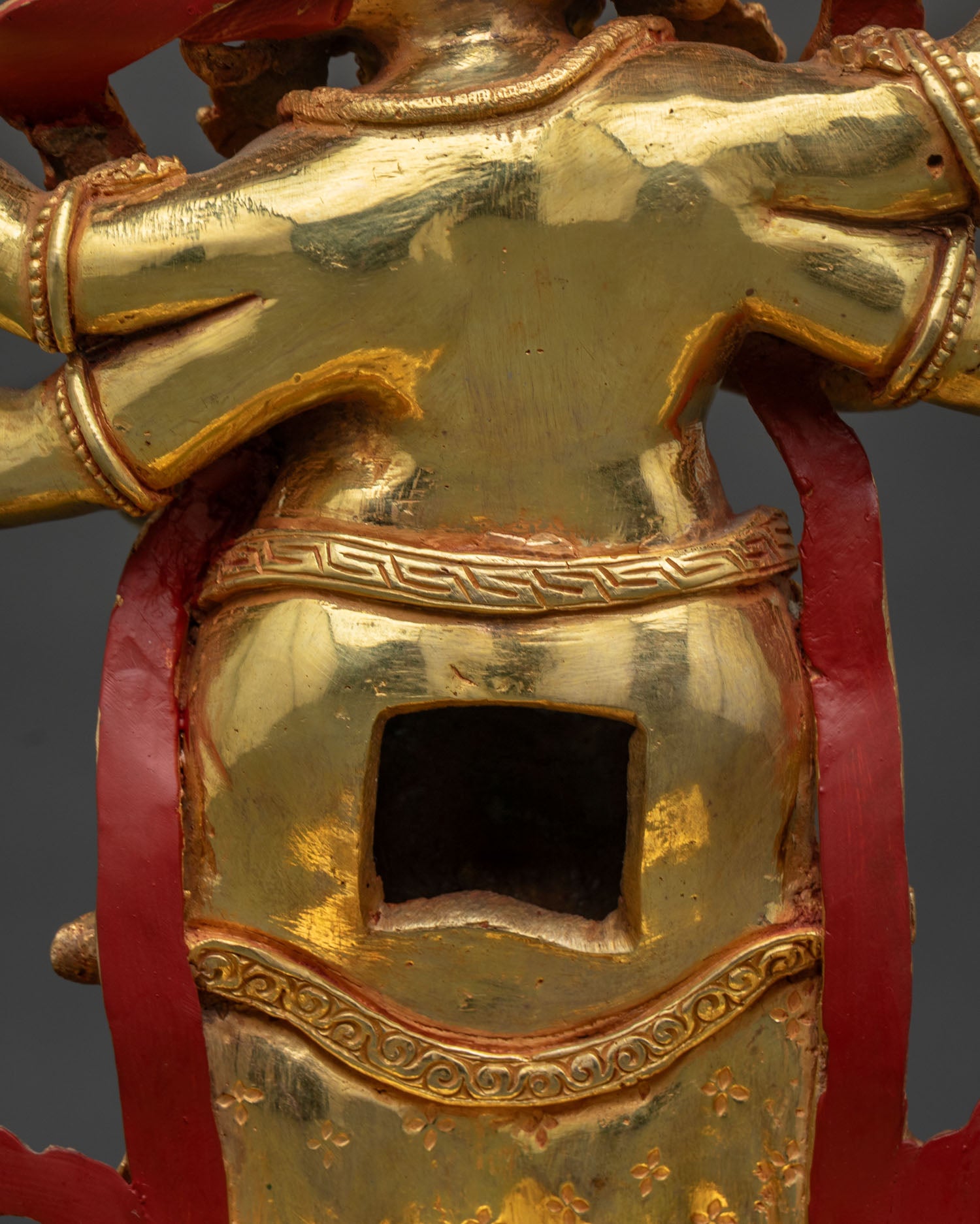White Mahakala Statue | Invoke Protection and Spiritual Strength