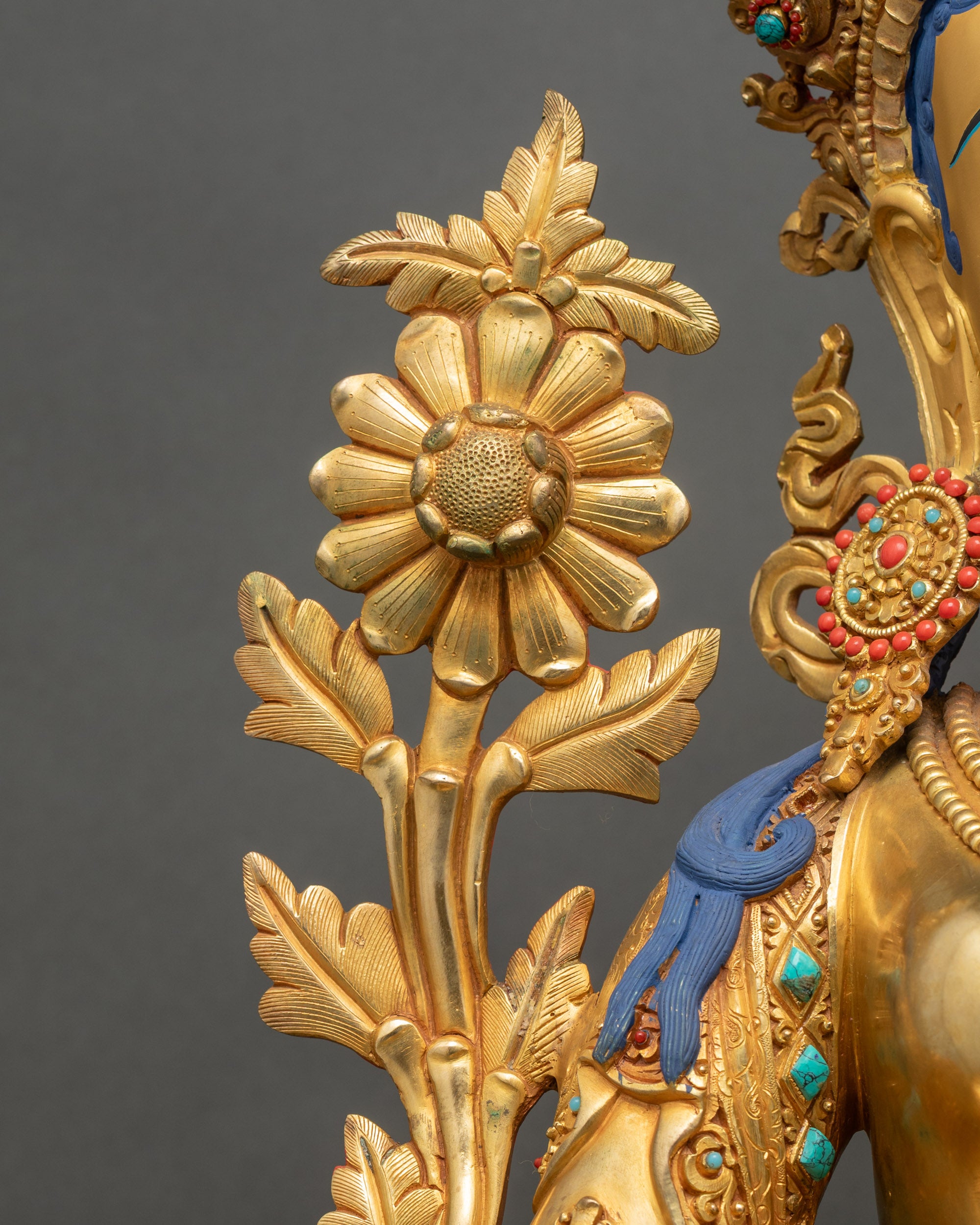 Green Tara Statue | Spiritual Guardian and Meditation Altar Figure