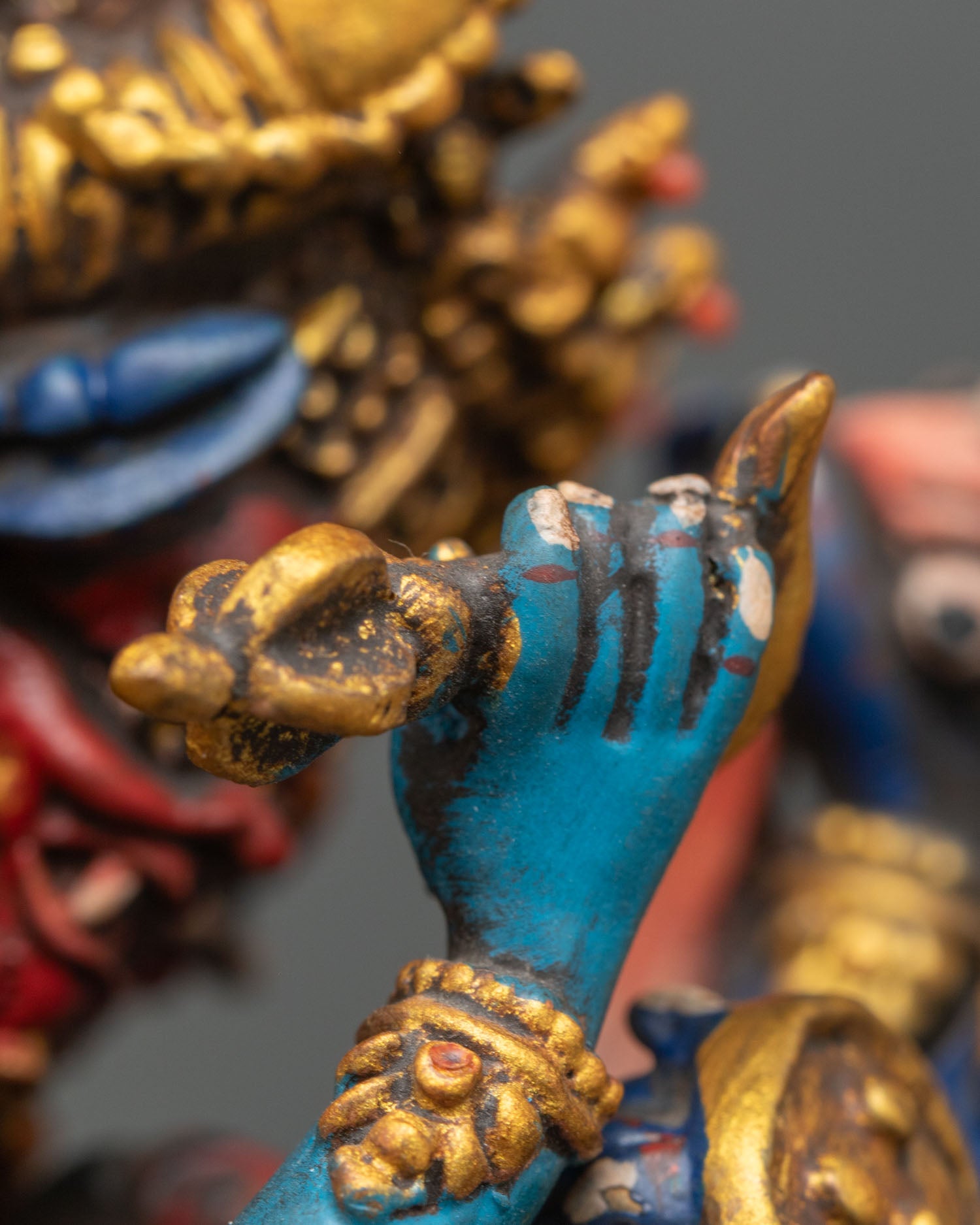 Yamantaka with Consort Sculpture | Traditional Buddhist Art