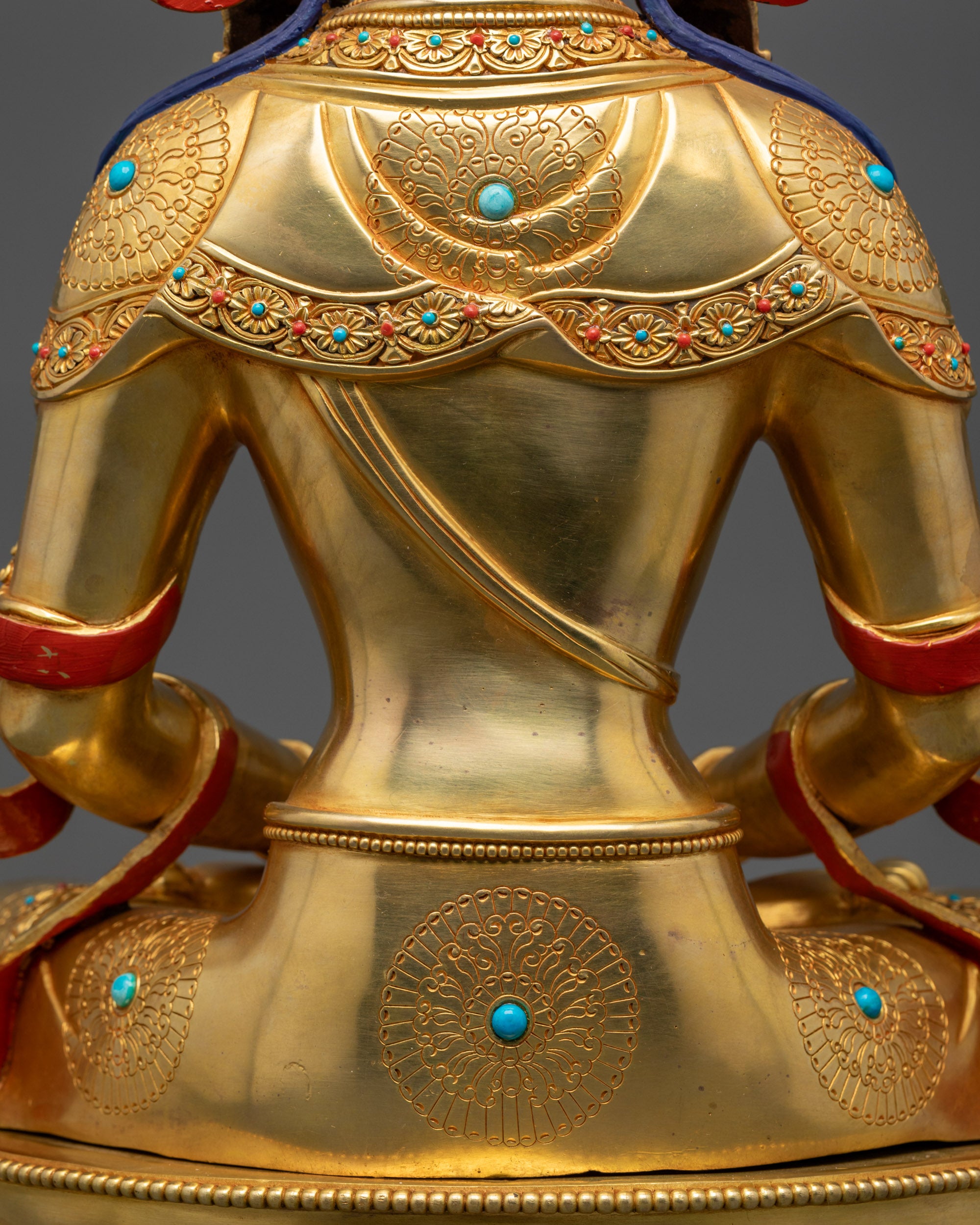 Amitayus Vajrayana Sculpture | Sacred Long Life Buddha for Home Altars