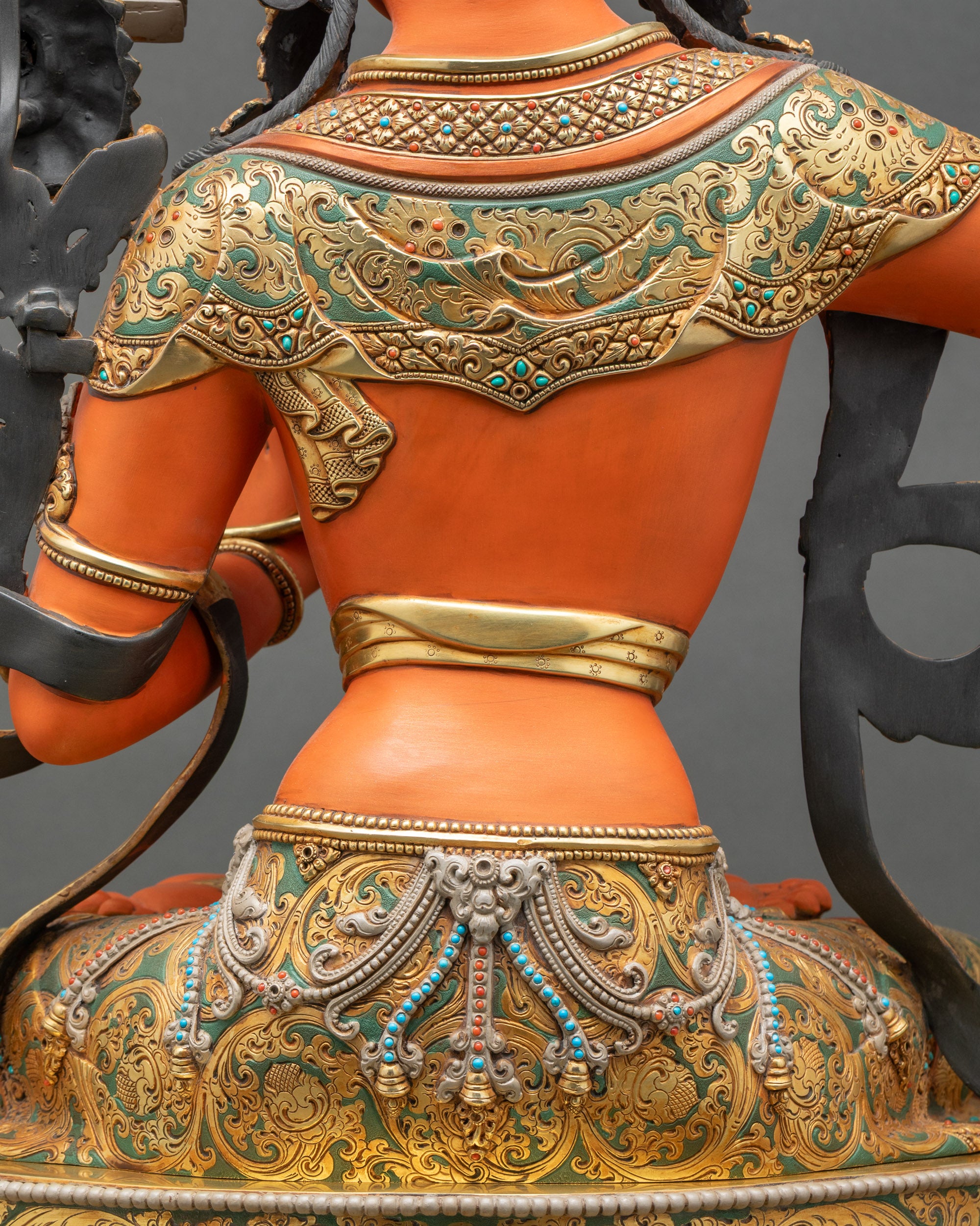 Grand Bodhisattva Manjushri Statue from Nepal | Buddhist Home Decor