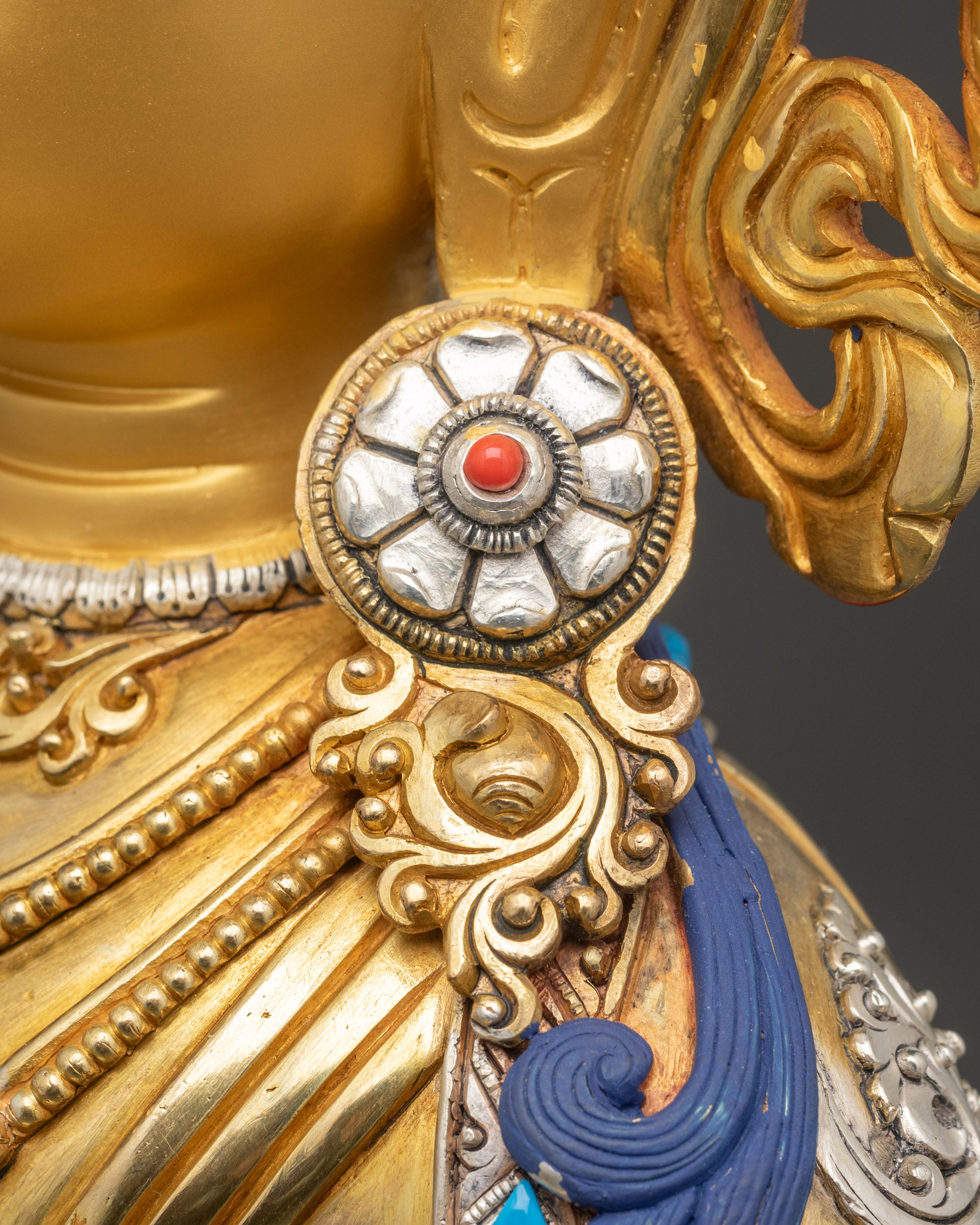 Handcrafted Dorje Sempa Statue | Tibetan Karma Purification Buddha
