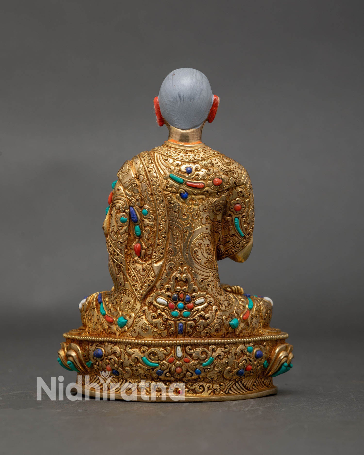 Tsongkhapa and Two Disciples Set – Luminous Wisdom Handmade Statue