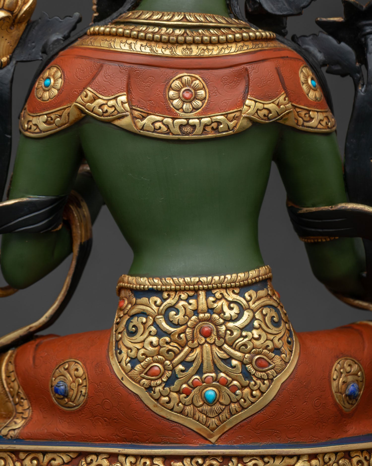 Green Tara Statue for Daily Meditation & Prayer | Handmade in Nepal