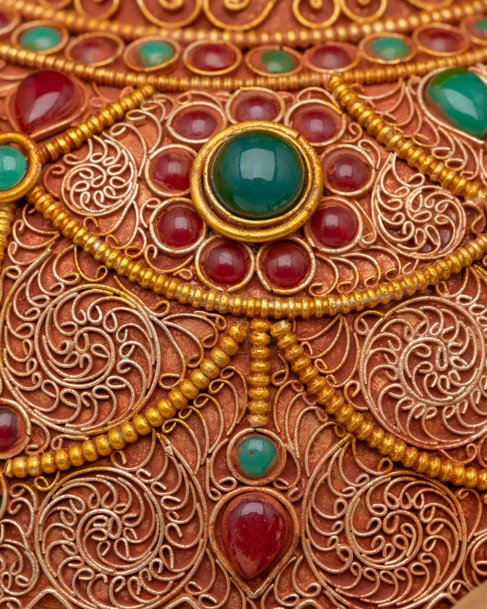 Buy Divine Copper Buddhist Stupa | Himalayan Handcrafted Sacred Relic