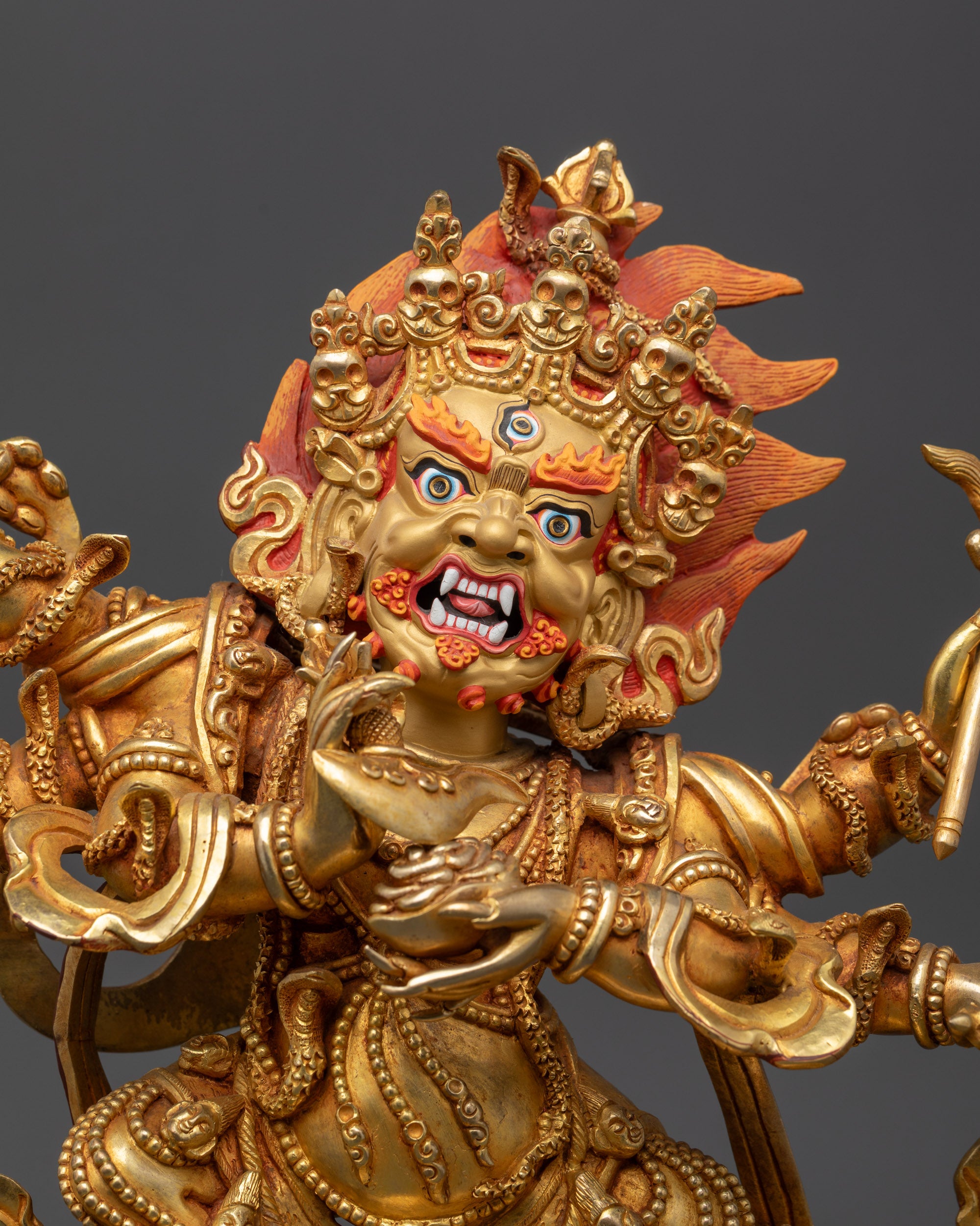 Six Armed Mahakala Statue