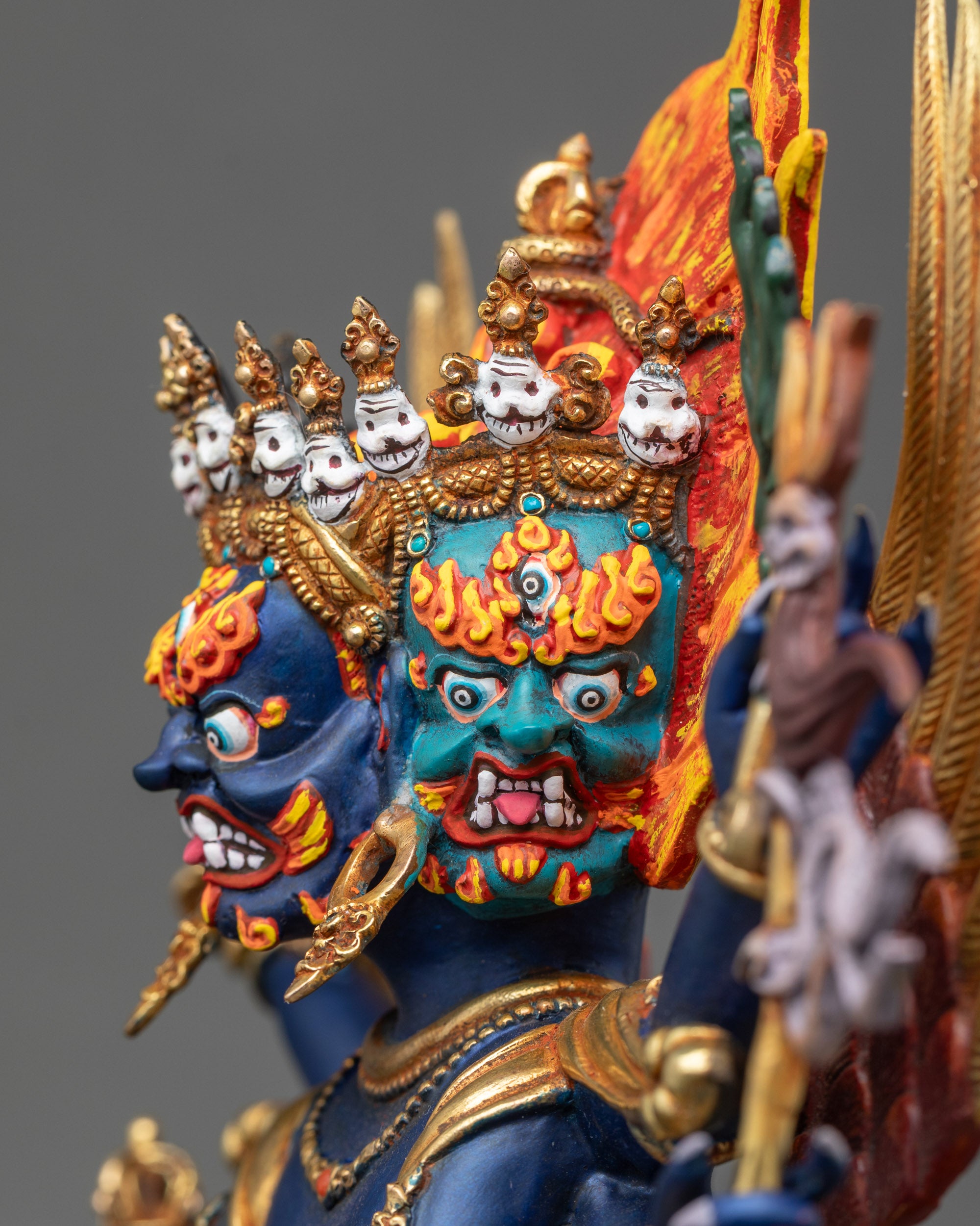 Handcrafted Vajrakilaya (Dorje Phurba) Statue | Nepalese Buddhist Art