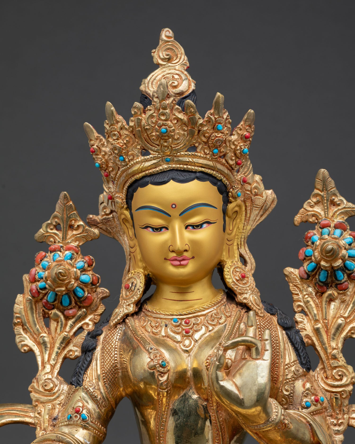 Green Tara Statue