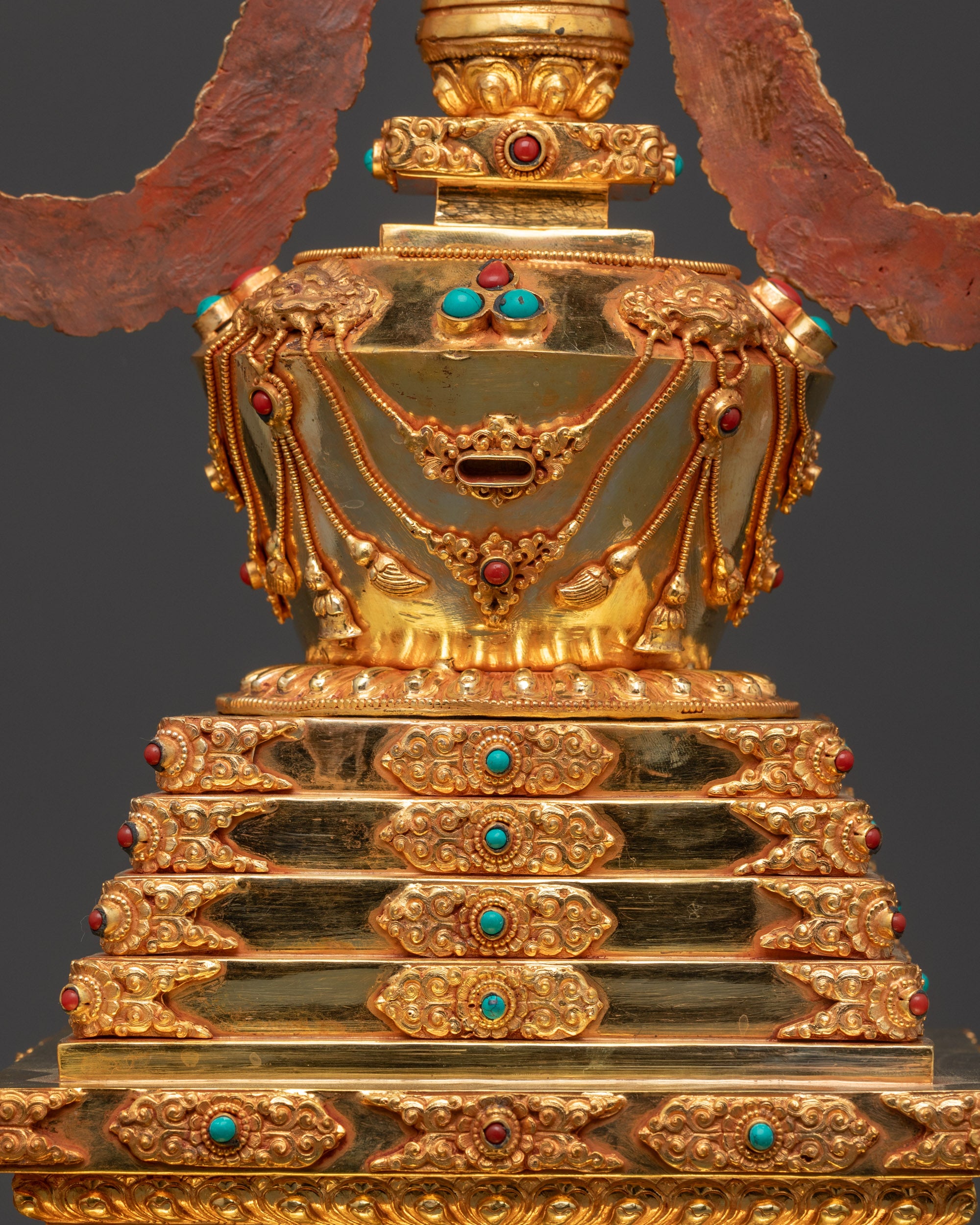 Authentic Himalayan Buddhist Stupa | Enlightenment Relic | Nepalalese Craft