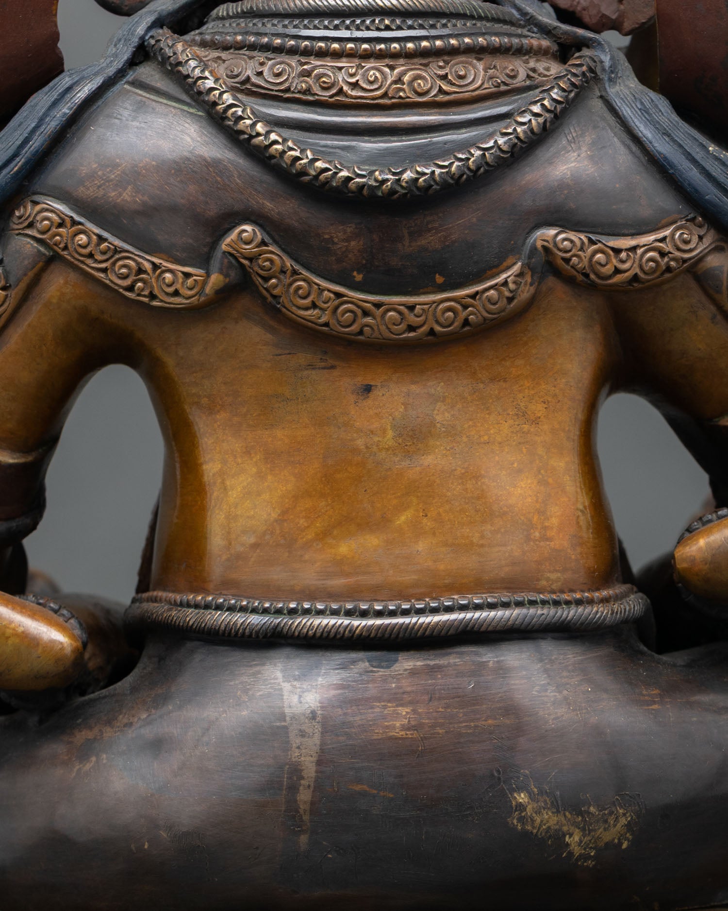 Green Dzambhala Statue – Wealth Attracting Buddhist Decor