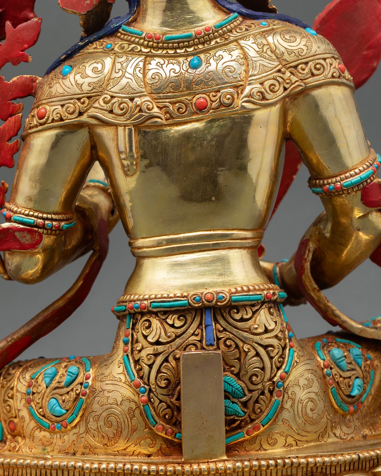 Large Manjushri on Throne Statue | Spiritual Wisdom Deity
