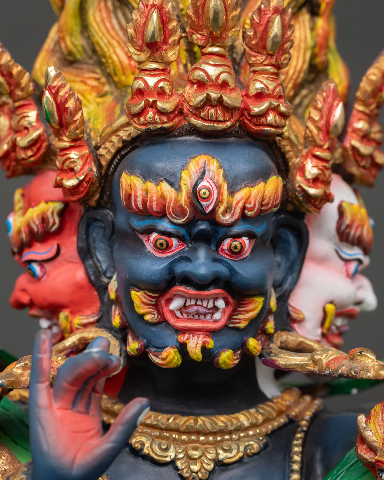 Uchusma Statue | Wrathful Buddhist Deity for Removing Obstacles