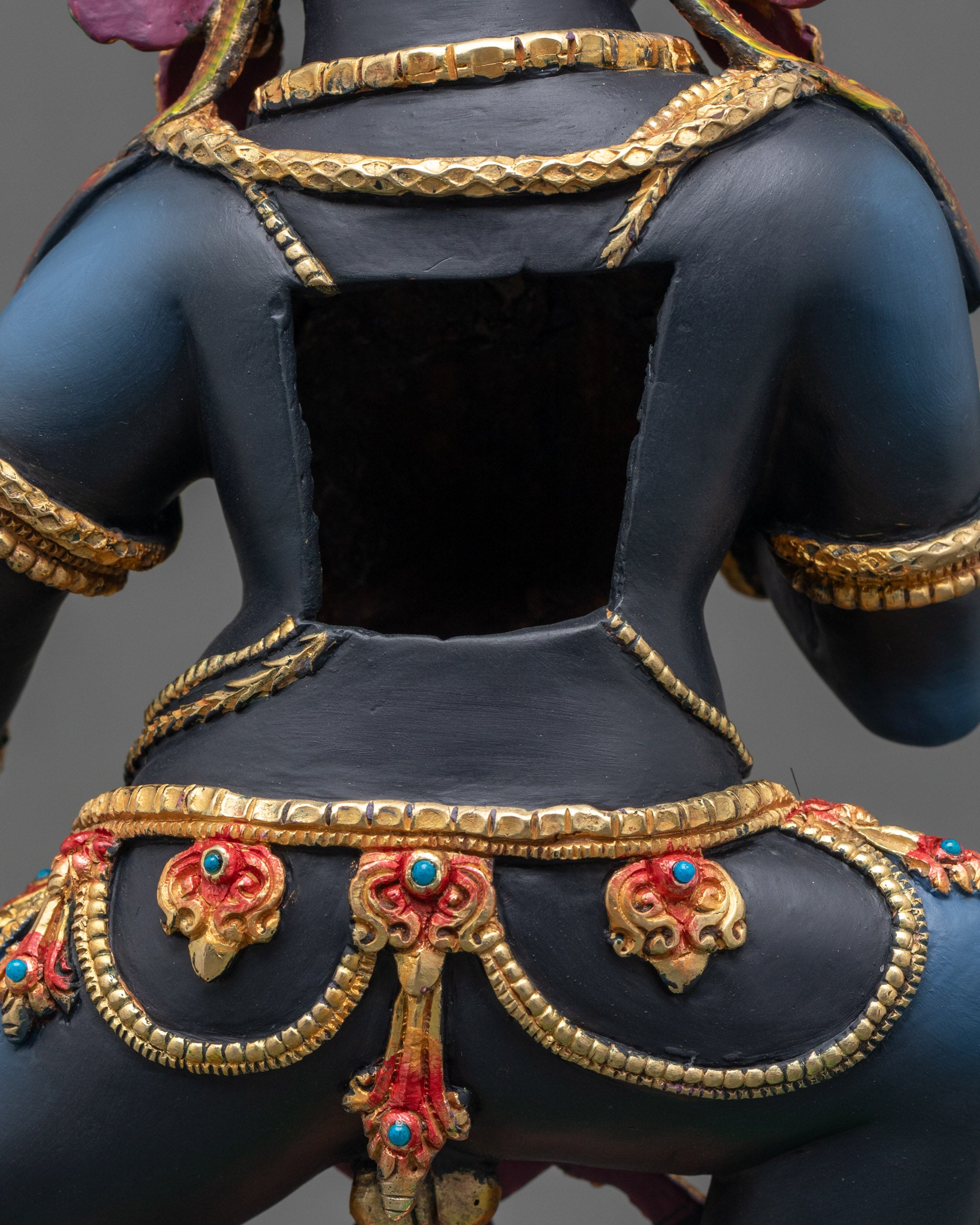 Black Dzambhala Statue | Spiritual Guardian of Wealth and Fortune