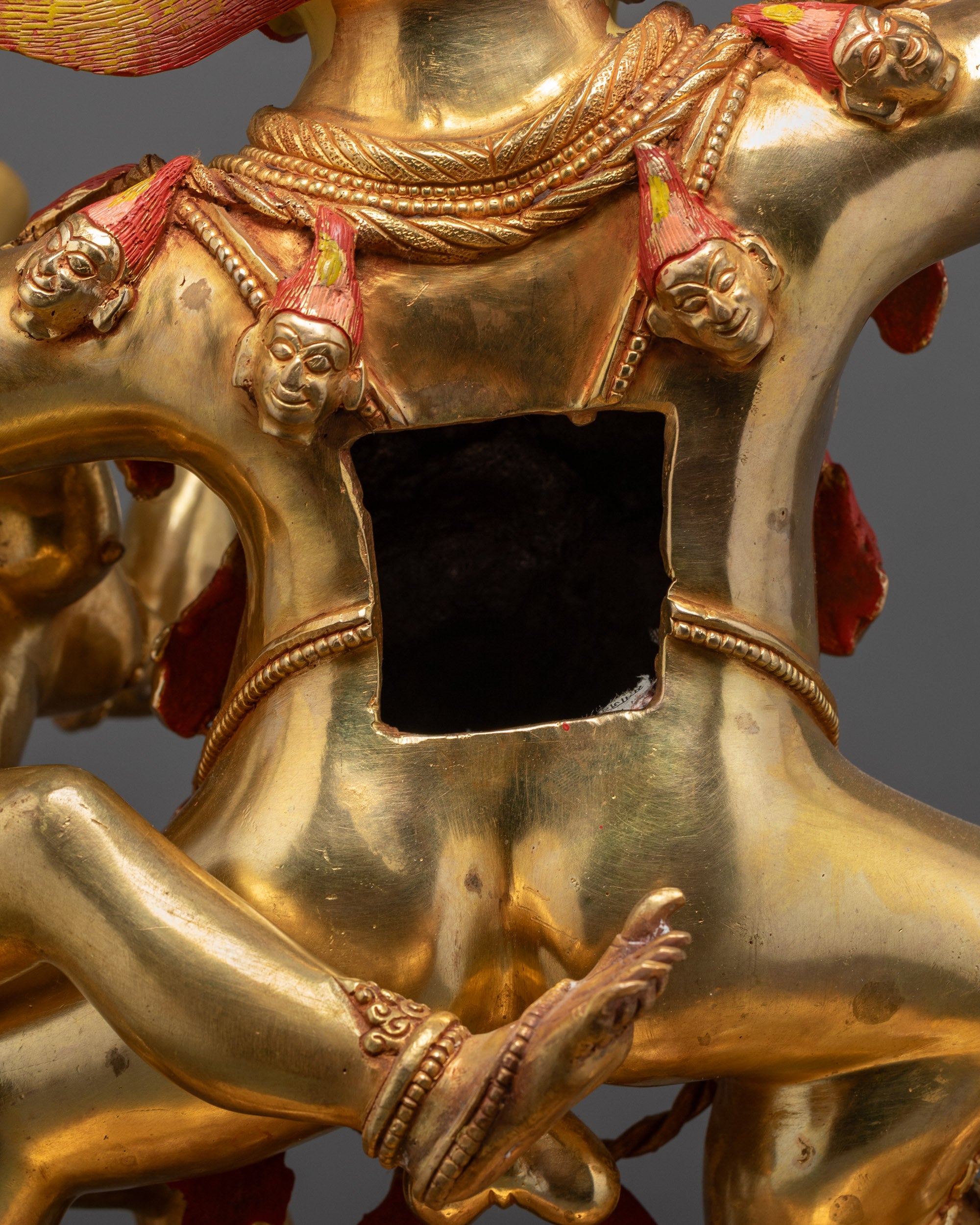 Grand Yamantaka Consort Statue | Wrathful God of Protection