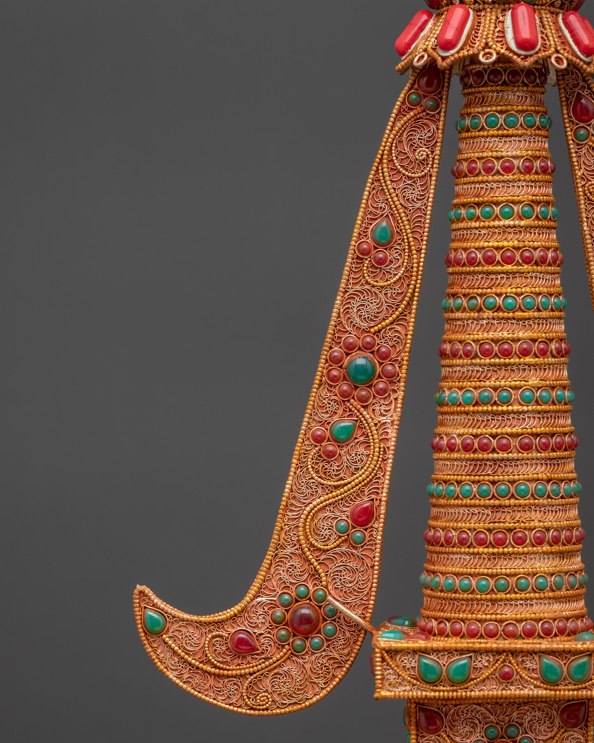 Shop Handmade Tibetan Stupa | Golden Buddhist Monument Nepal