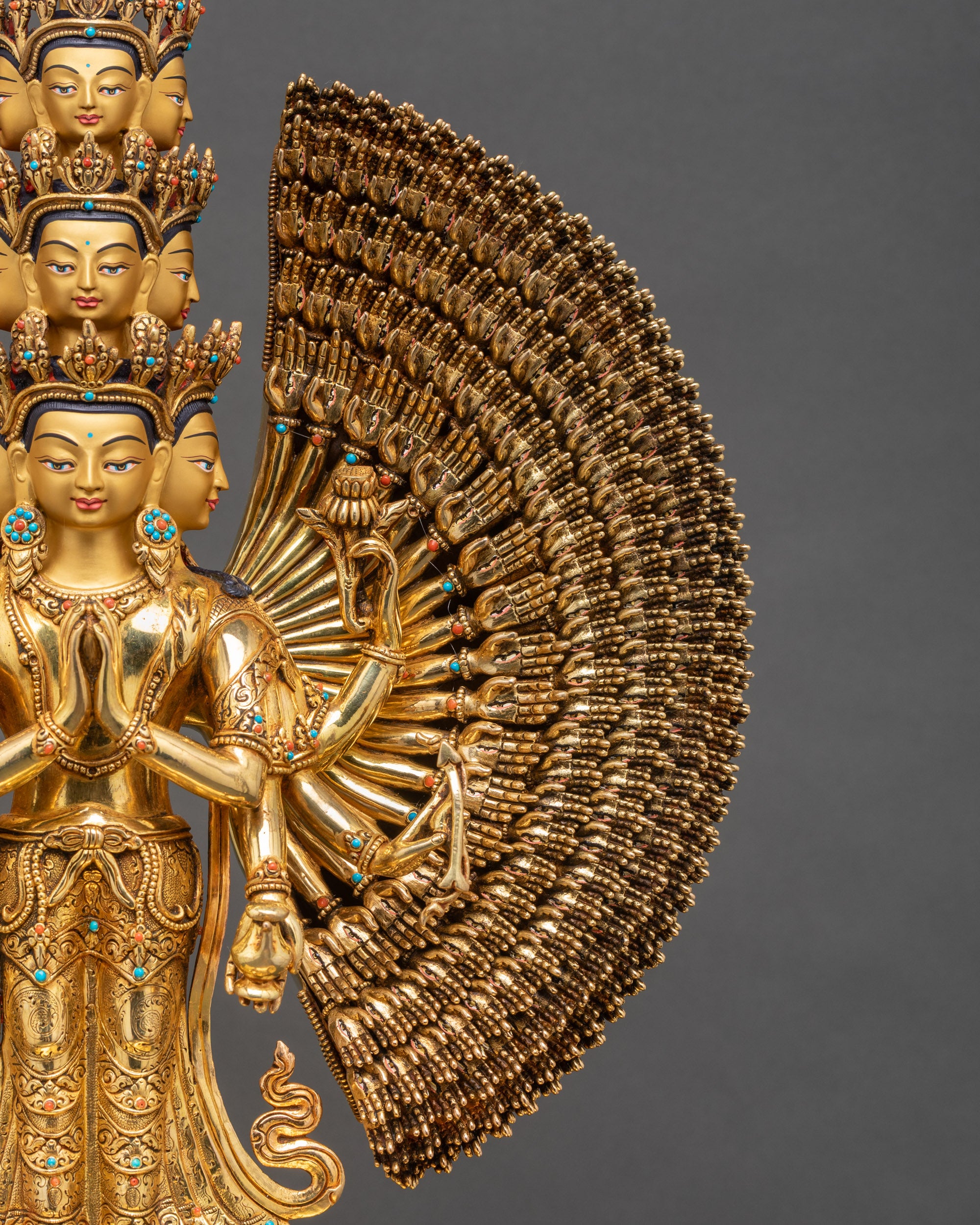 1000 Armed Chenrezig Statue | Sahasrabhuja Avalokiteshvara Sculpture