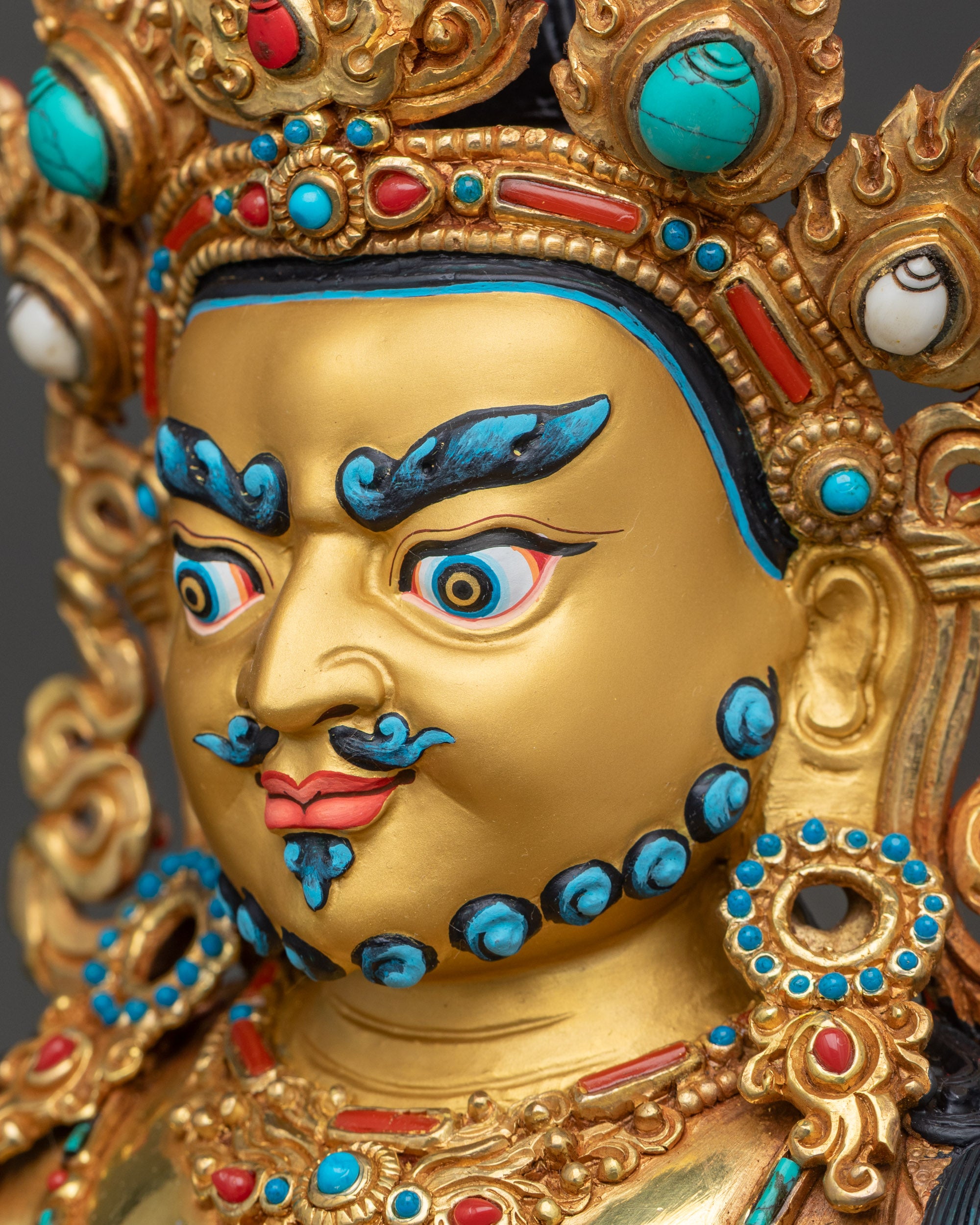 Handcrafted Dzambhala Statue for Prosperity and Abundance