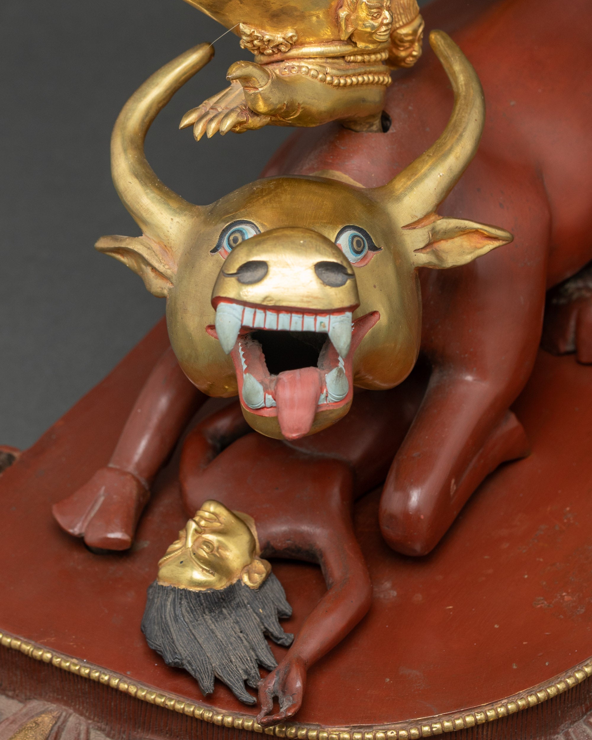 Conqueror of Death Yamantaka Statue | Handmade Vajrabhairava Sculpture