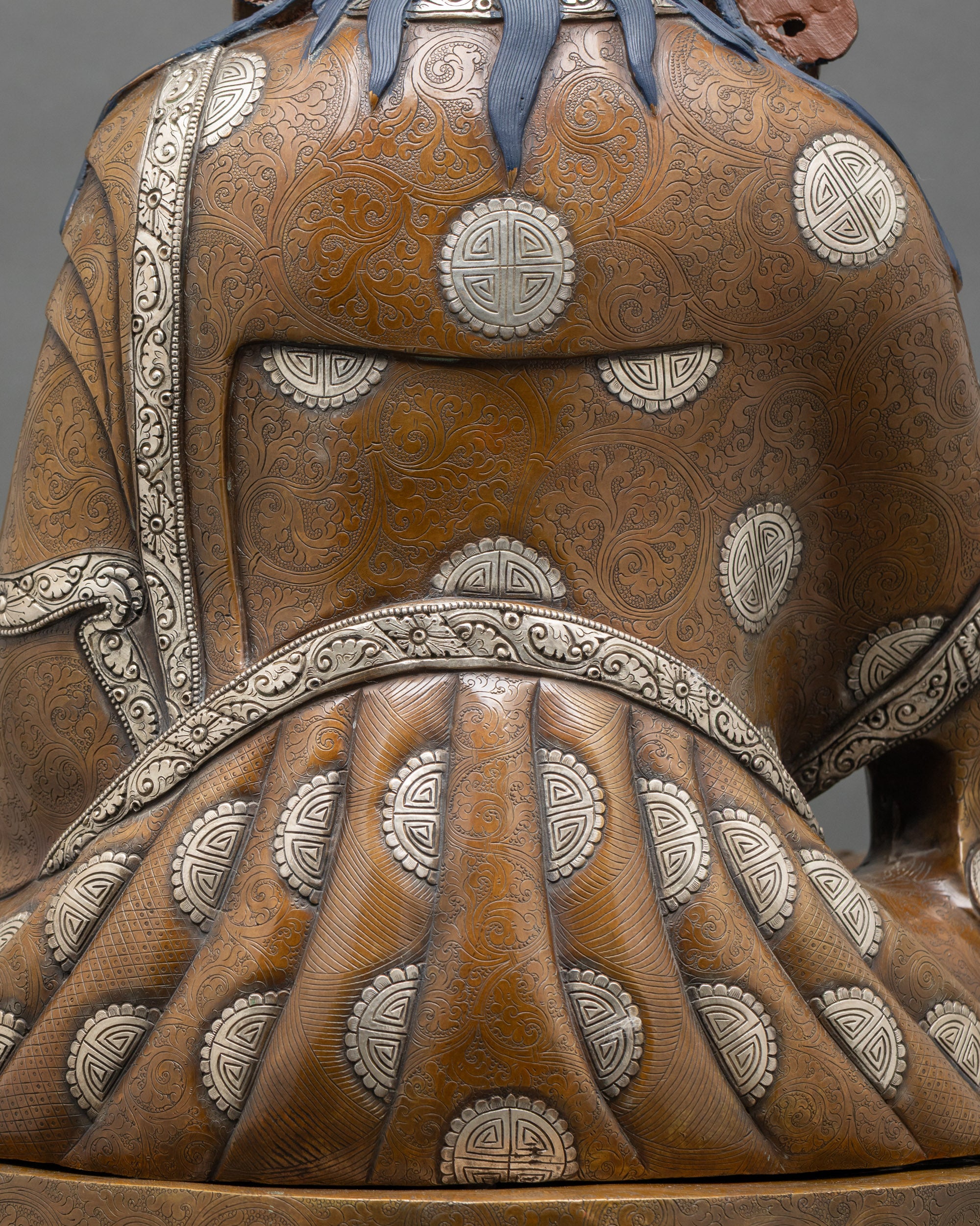 Guru Padmasambhava Statue | Oxidized Copper Buddhist Artwork