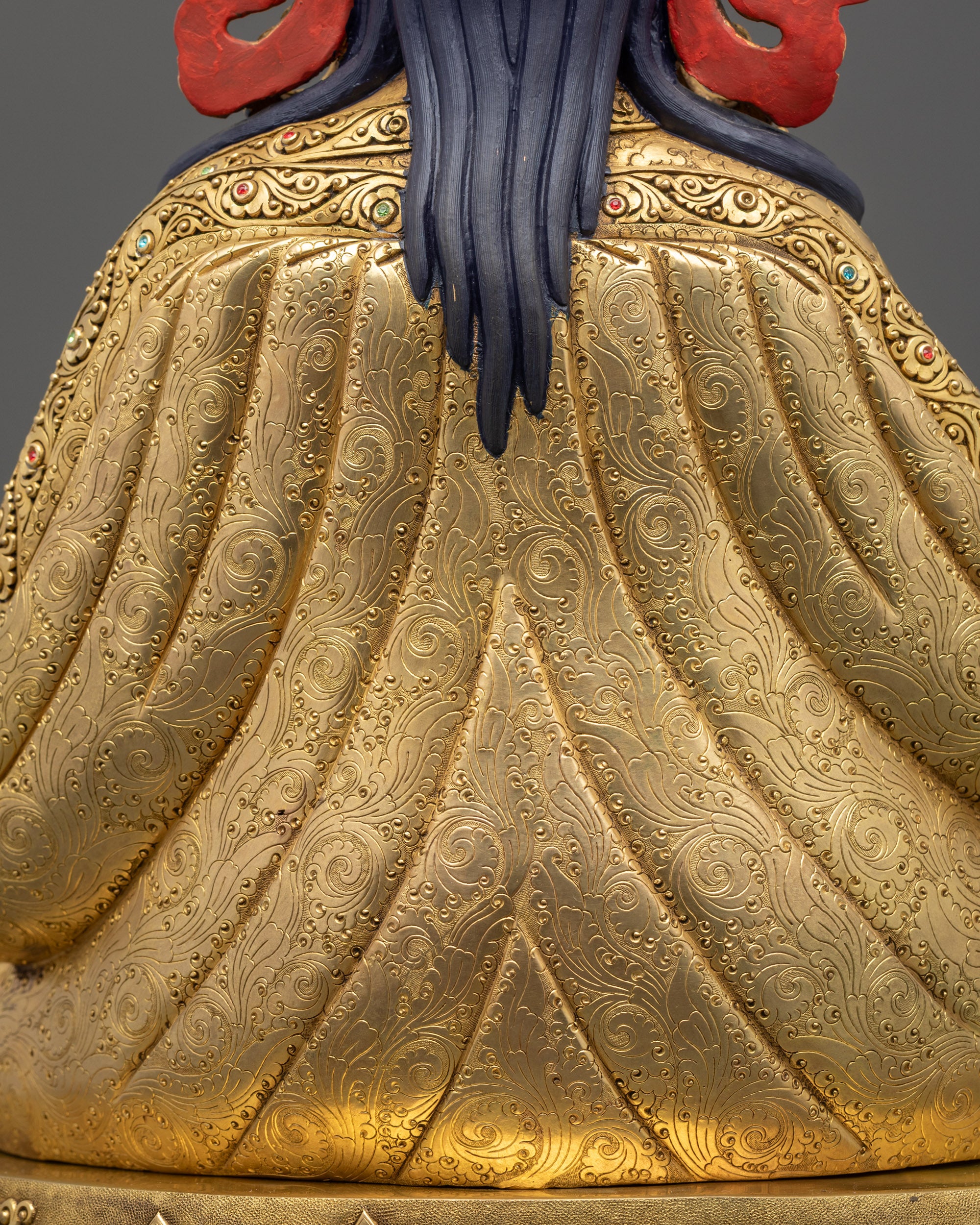 Guru Rinpoche Statue from Nepal | Lost-Wax Casted Buddhist Artwork