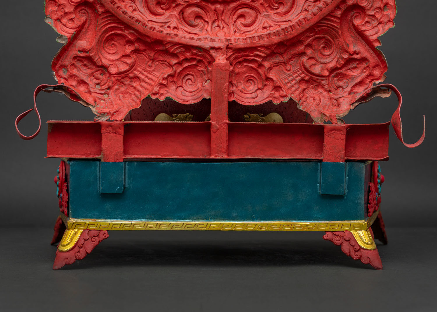 Indoor Ganesh on Throne Statue | Traditional Buddhist Art of Nepal