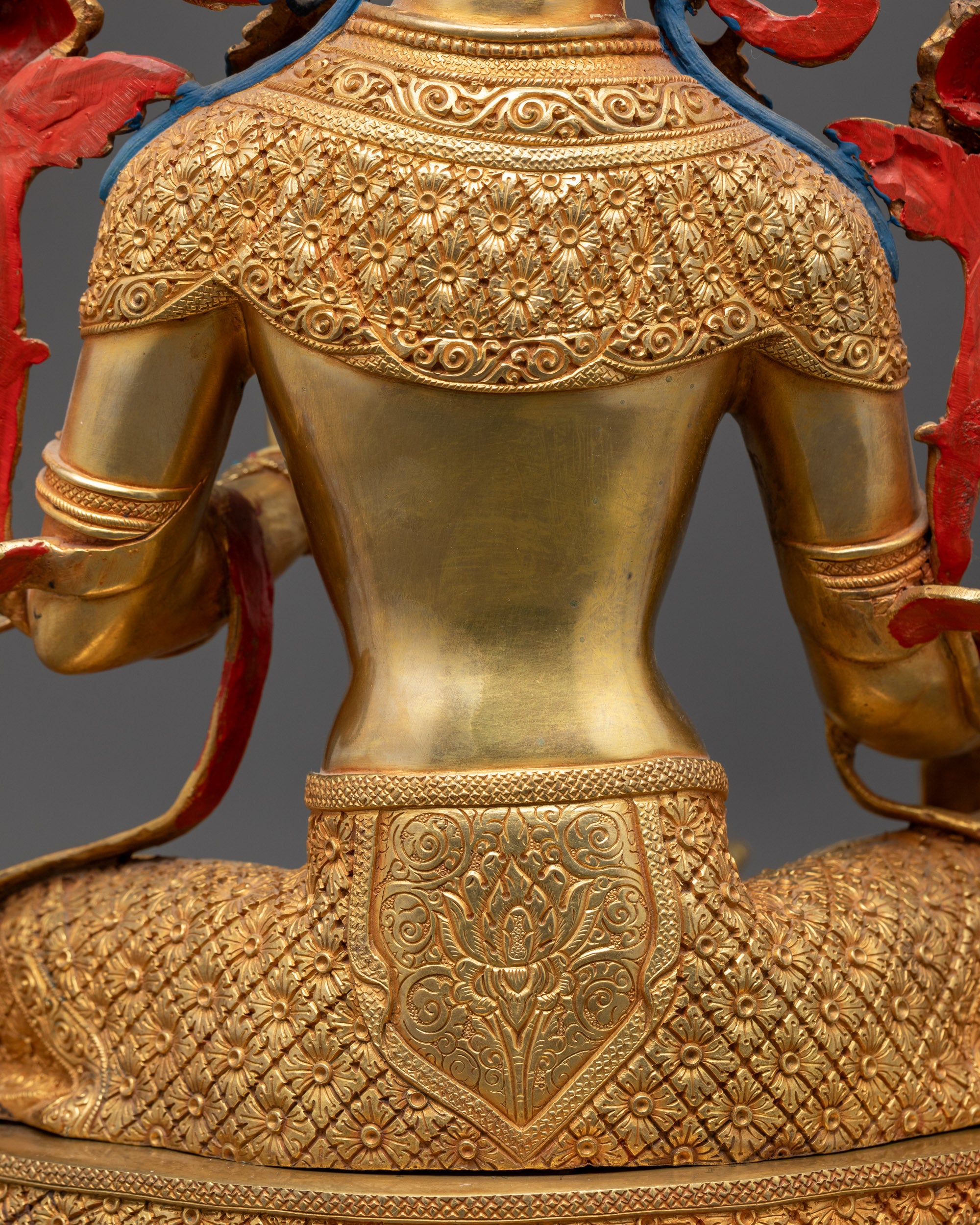 Premium Handcrafted Green Tara Statue | Buddhist Enlightenment Altars