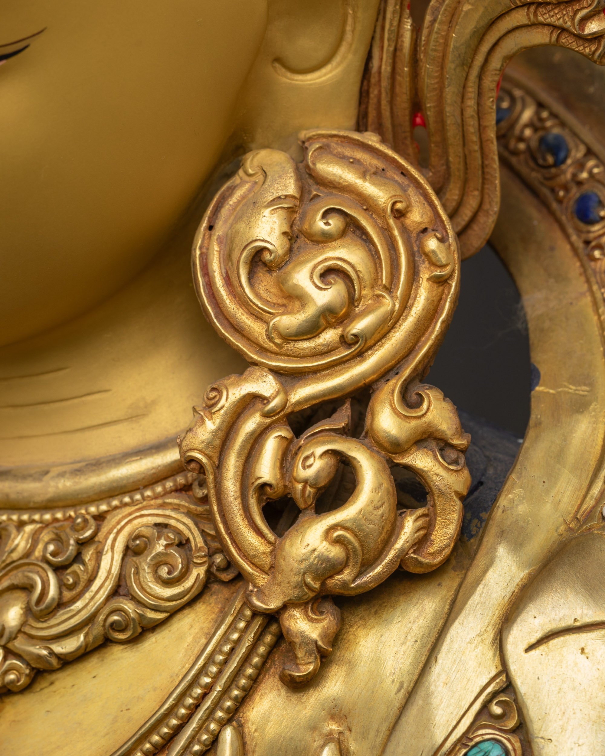 Handcrafted Chenrezig Statue | Four-Armed Bodhisattva Avalokiteshvara Idol