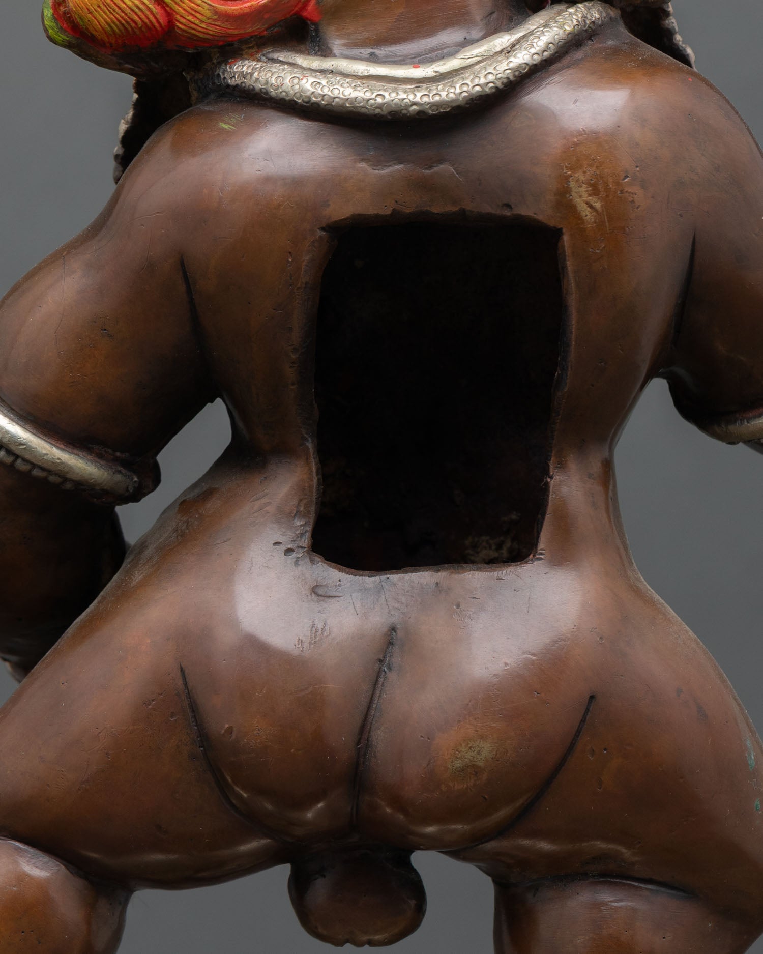 Fine Black Dzambhala Statue | Handmade Buddhist Treasure