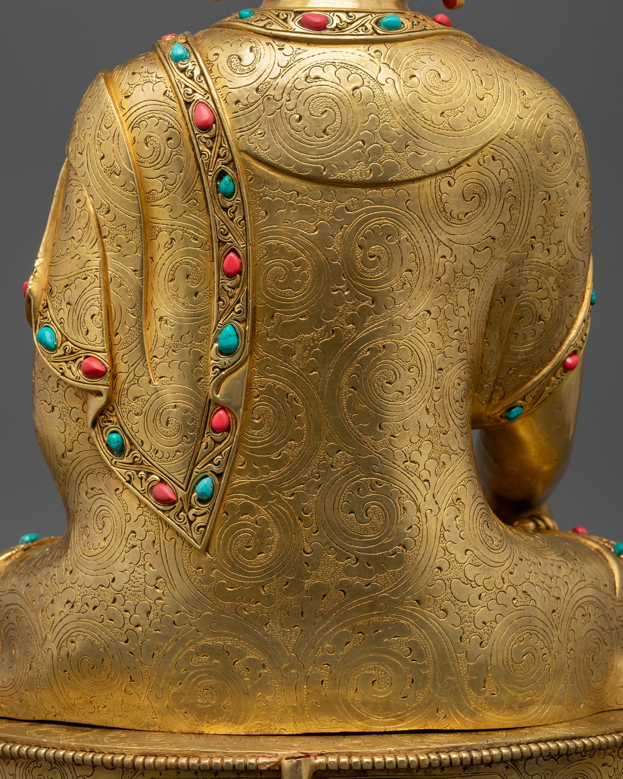 Seated Shakyamuni Buddha Sculpture | Premium Tibetan Buddhist Statue