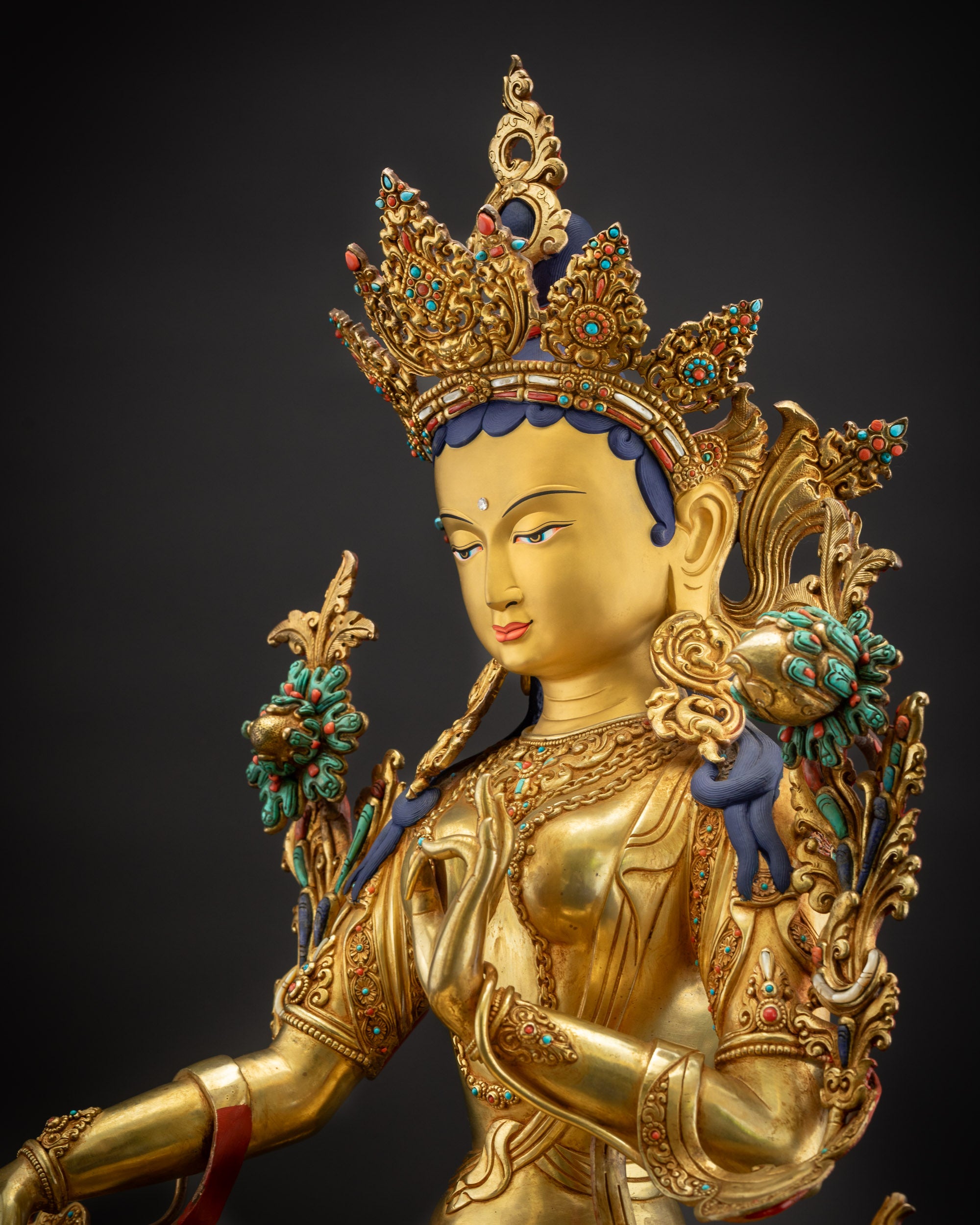 Green Tara Statue