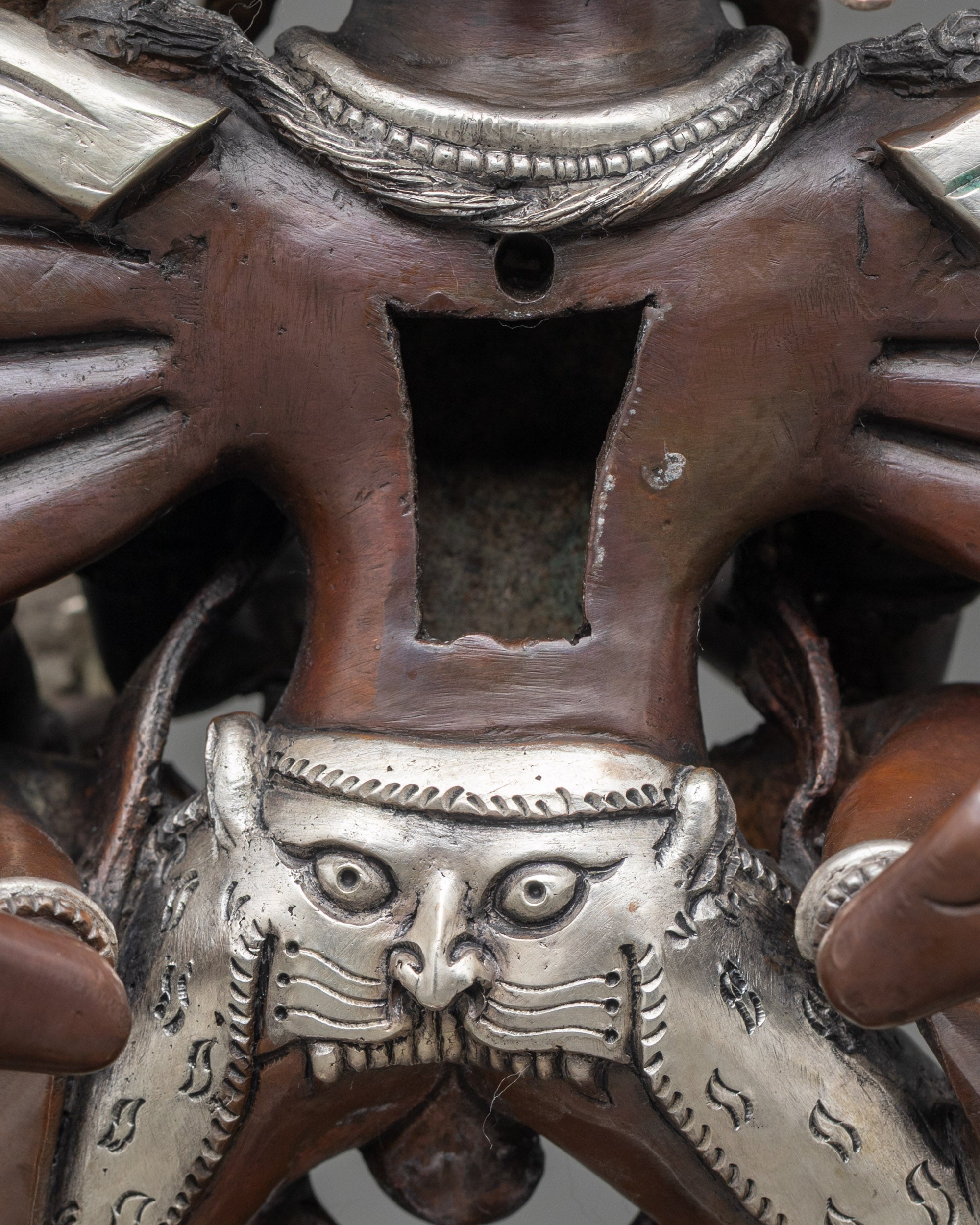 Himalayan Chakrasamvara Yab Yum Sculpture for Meditation Space