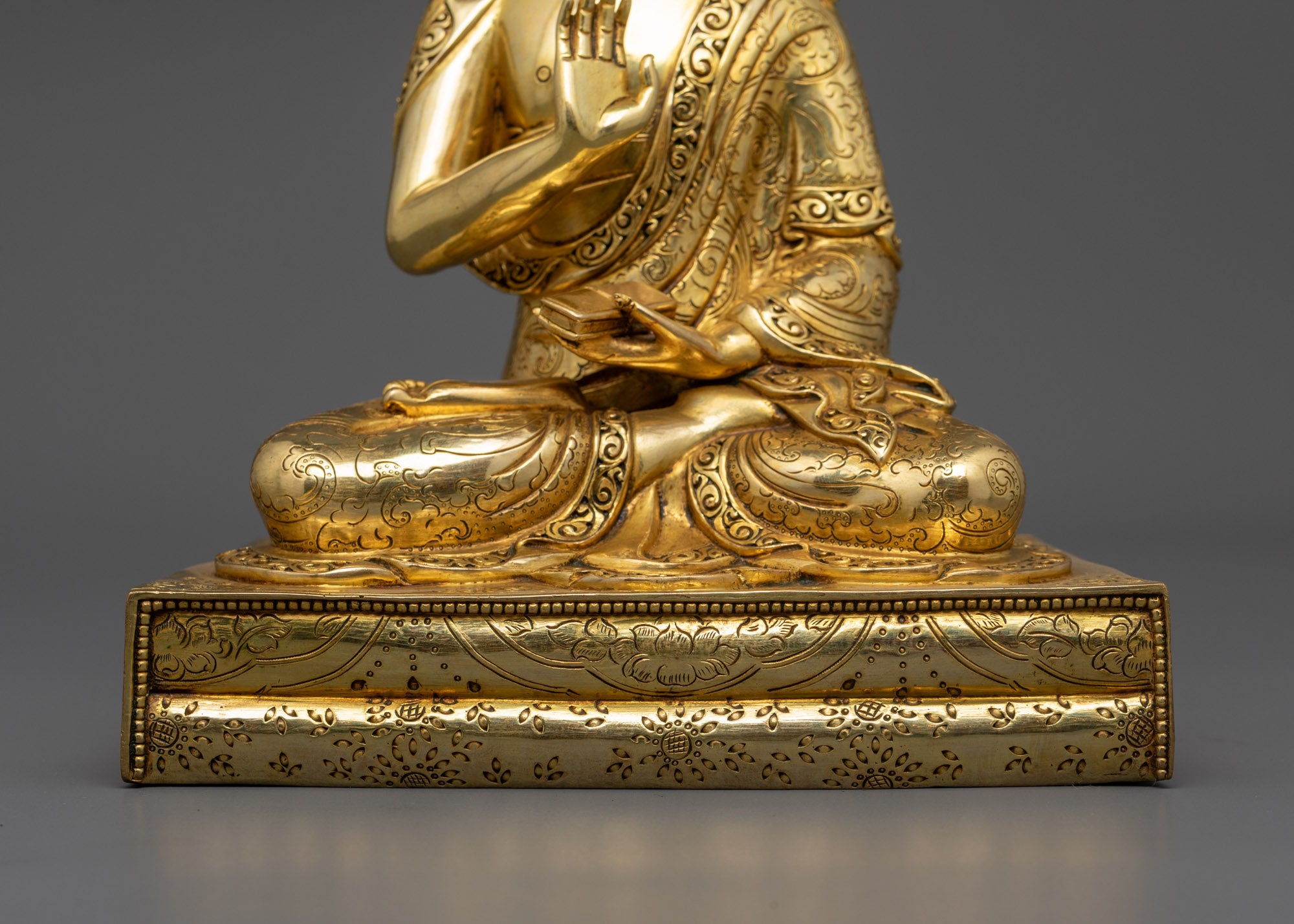 Tibetan Monk Santaraksita Sculpture | Buddhist Teacher of Dharma