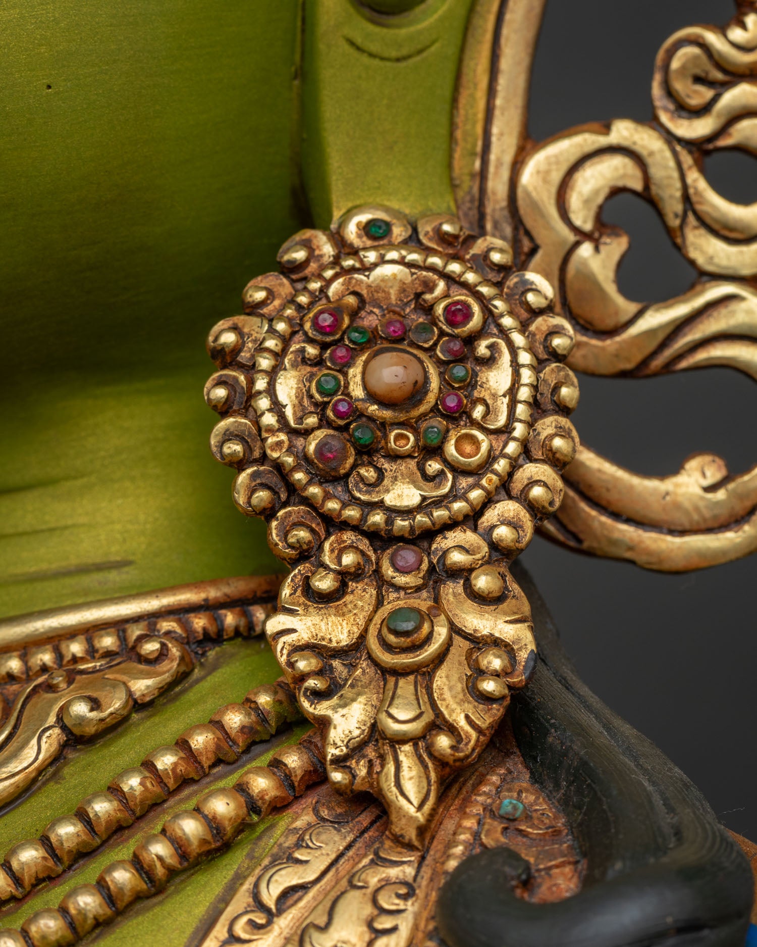 Large Green Tara Statue for Sale | Nepalese Buddhist Artistry