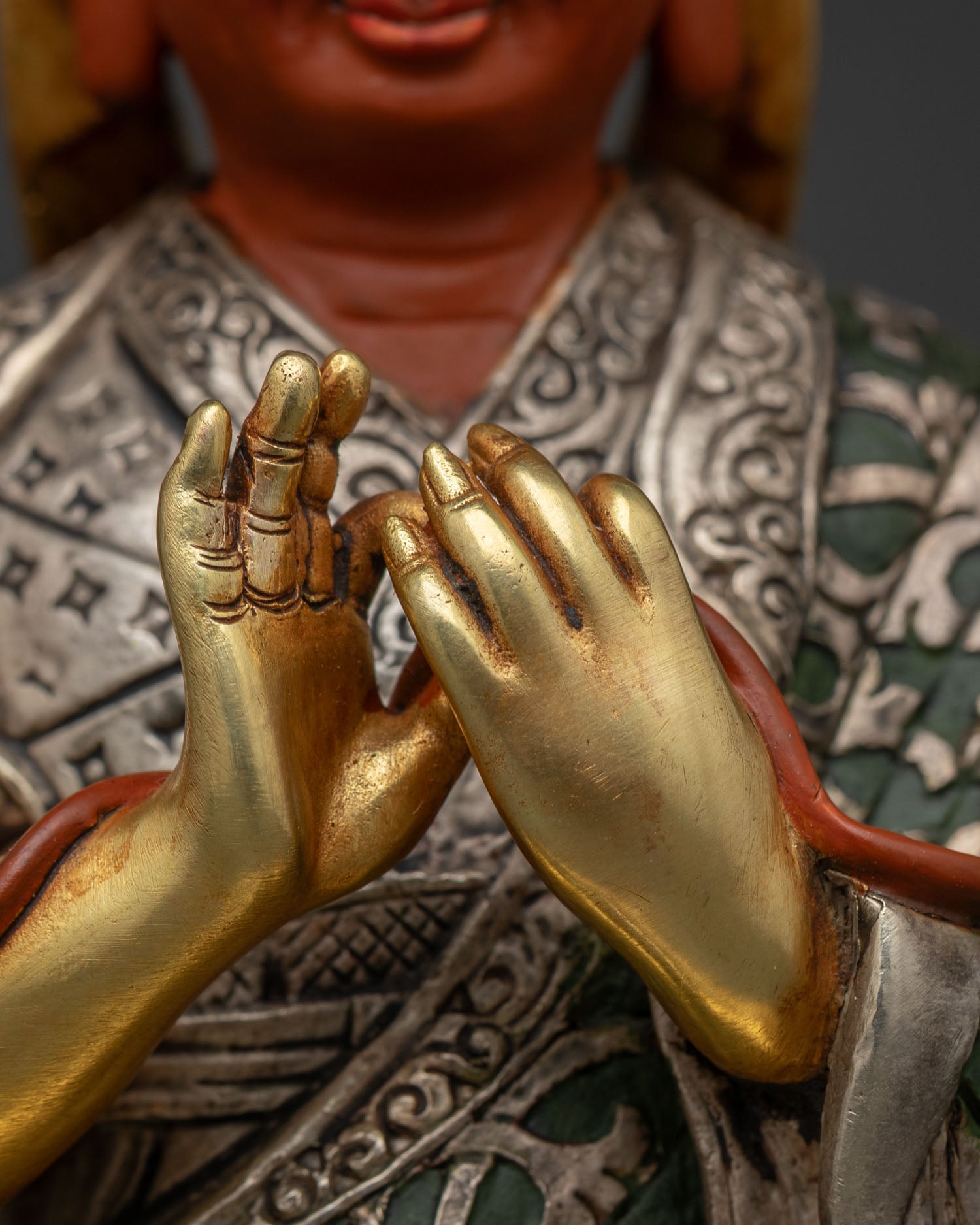 Tsongkhapa Statue Set – Tibetan Gelug Masters Figurine Collection