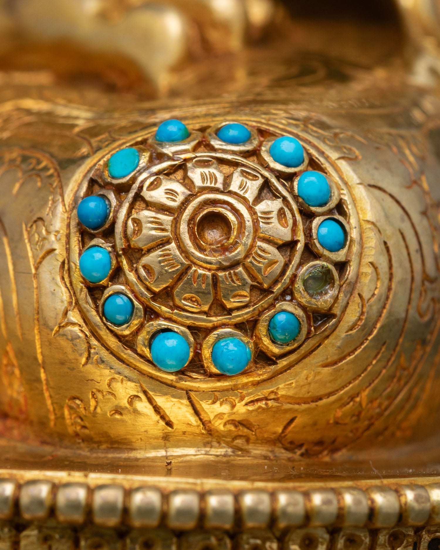 Jowo Rinpoche Statue | 24K Gold Gilded Tibetan Sacred Art