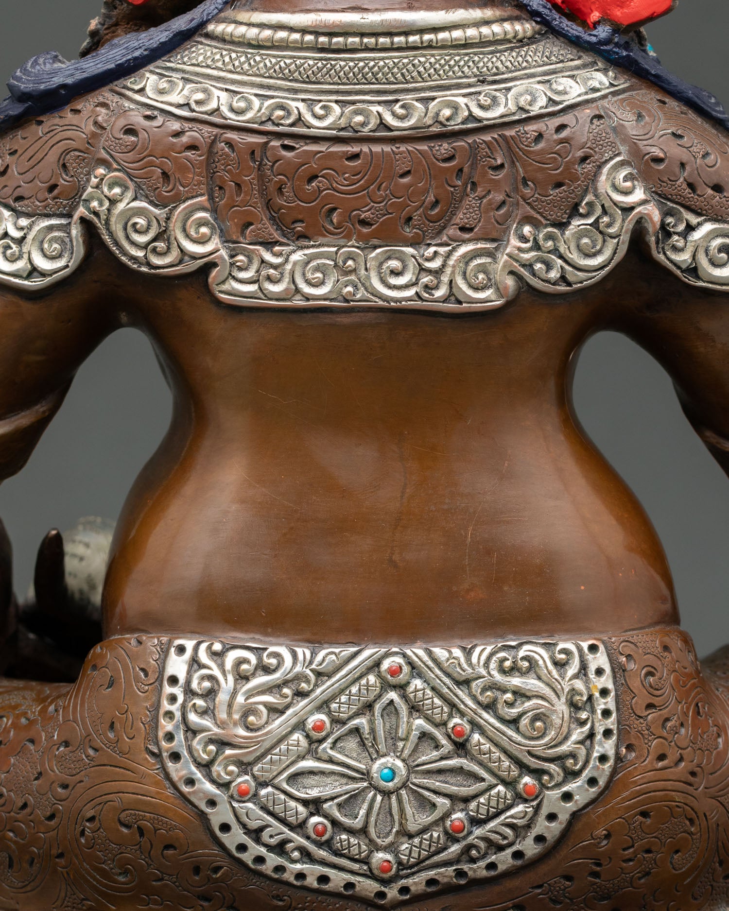 Oxidized Jambhala Statue | Traditional Lost Wax Buddhist Art