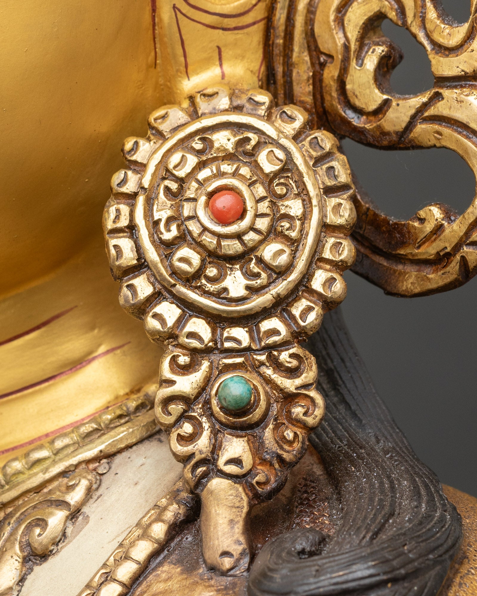 Beautiful Chenrezig Statue | Handmade Tibetan Buddhist Decor