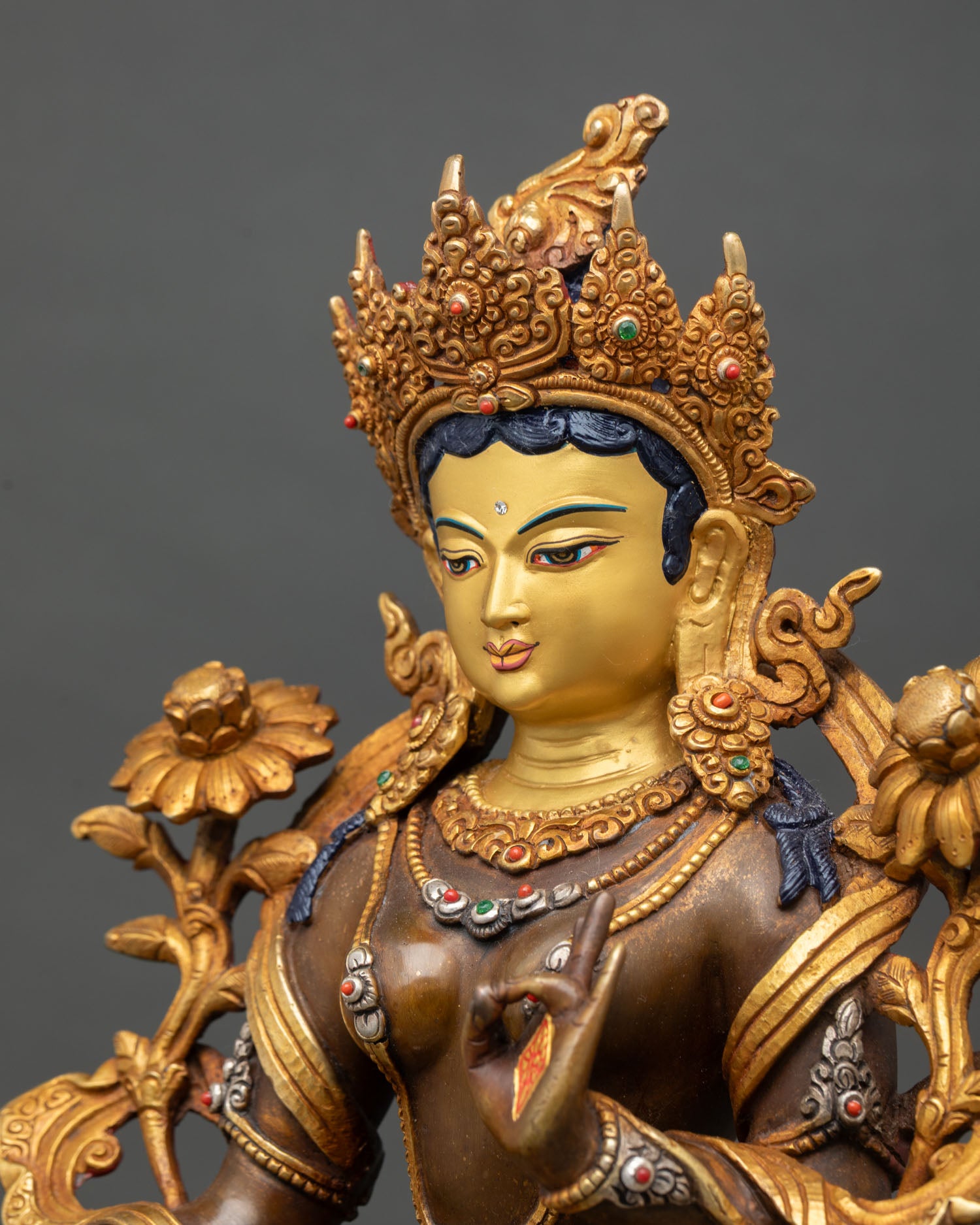 Green Tara Statue – Female Bodhisattva of Compassion