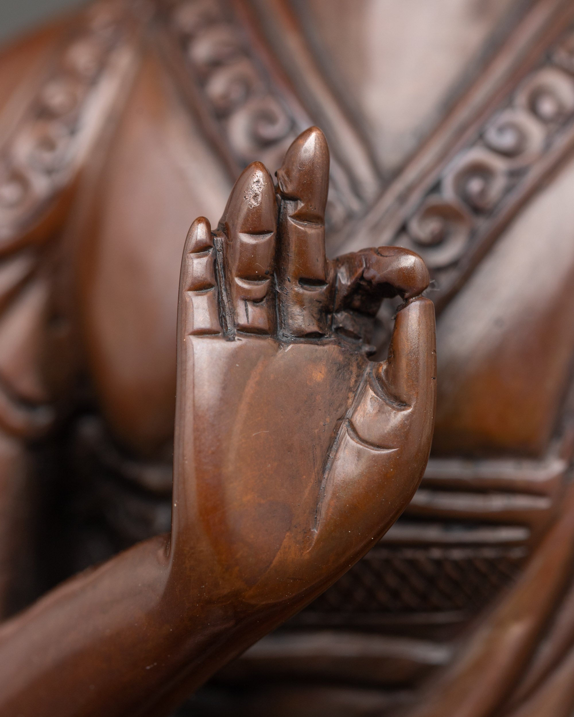 Je Tsongkhapa Statue Set | Himalayan Handcrafted Buddhist Art