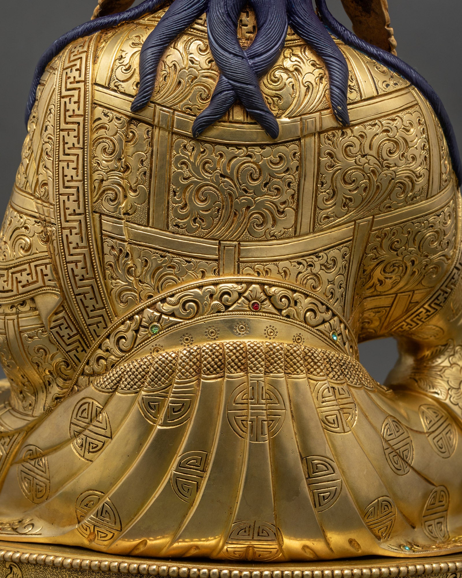 Guru Rinpoche (Padmasambhava) Statue | Traditional Tibetan Sculpture