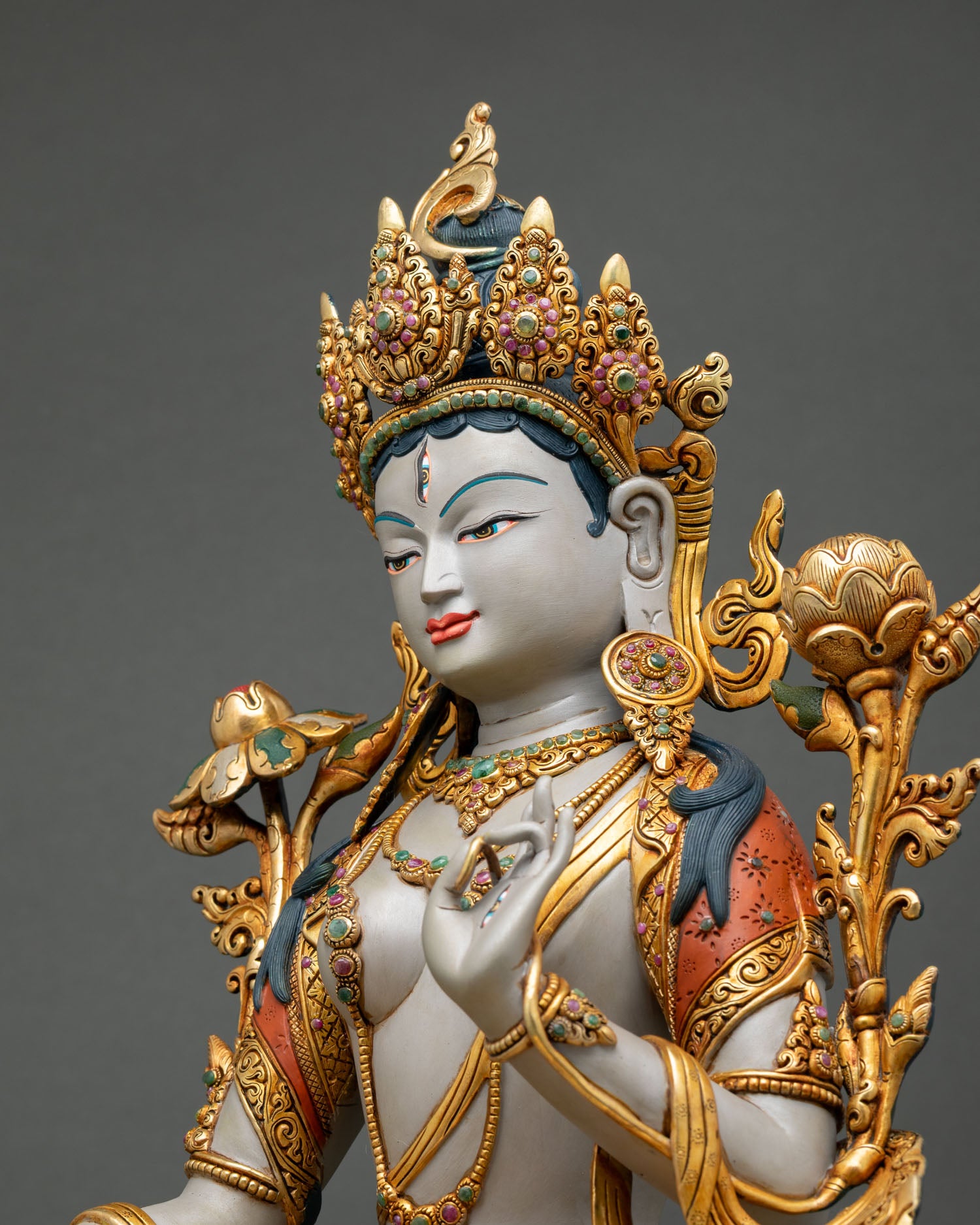 White Tara Statue for Sale | Tibetan Deity of Healing and Longevity