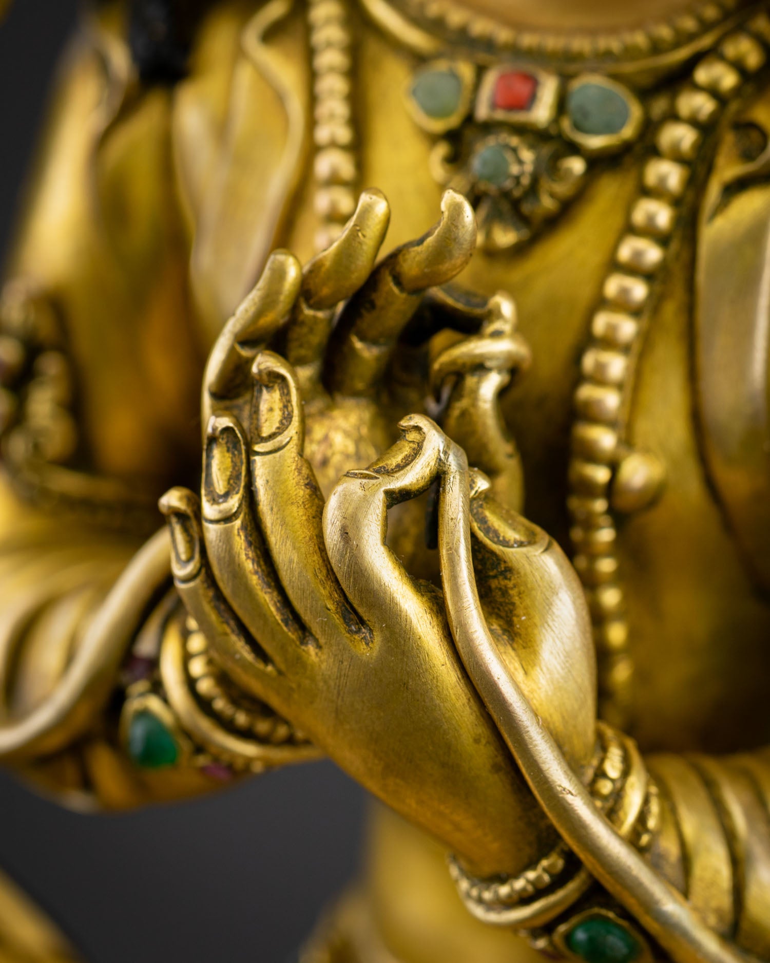 Simhanada Manjushri Statue | Prestigious Buddhist Sculpture