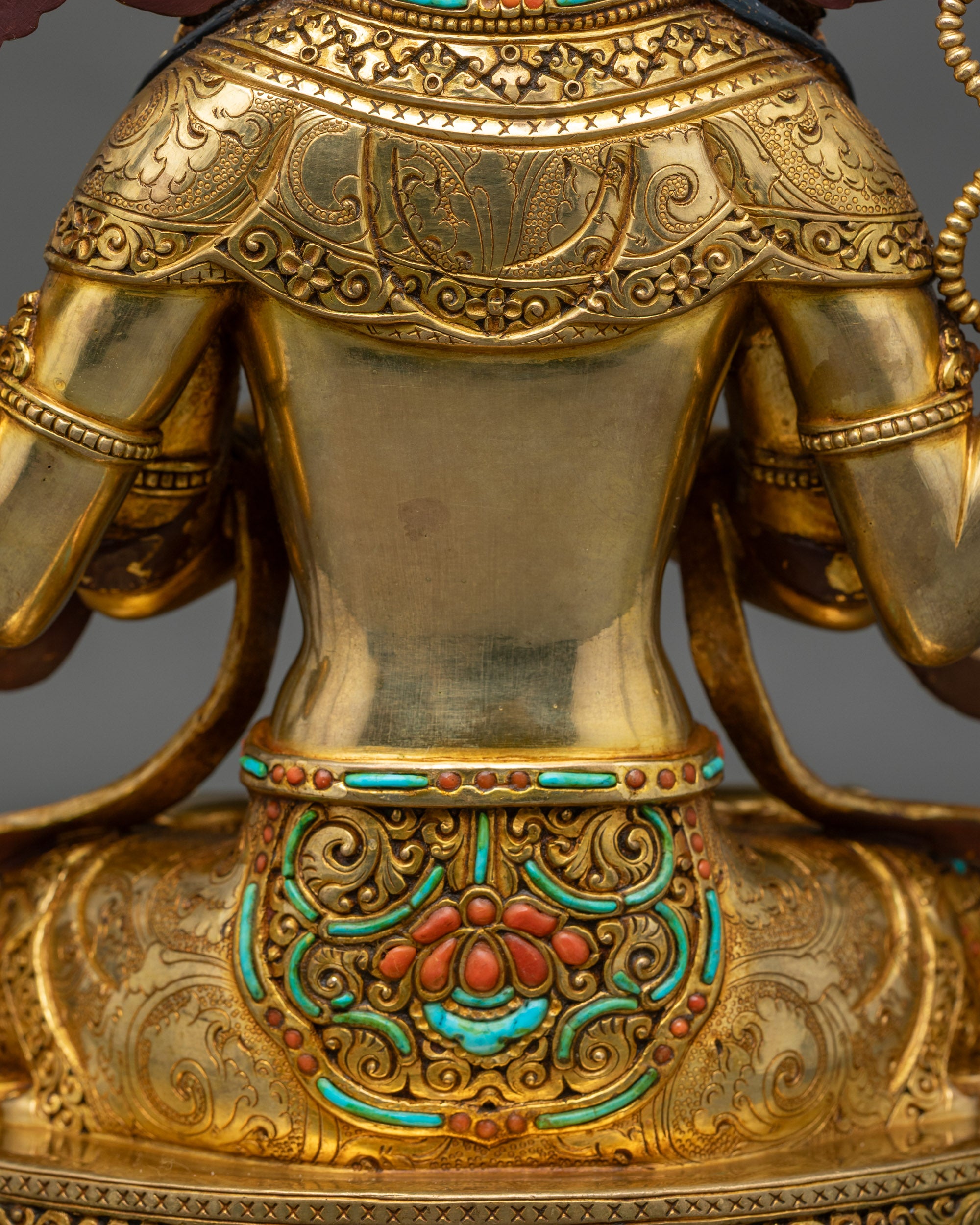 Avalokiteshvara Figurine | Handcrafted Himalayan Devotional Art