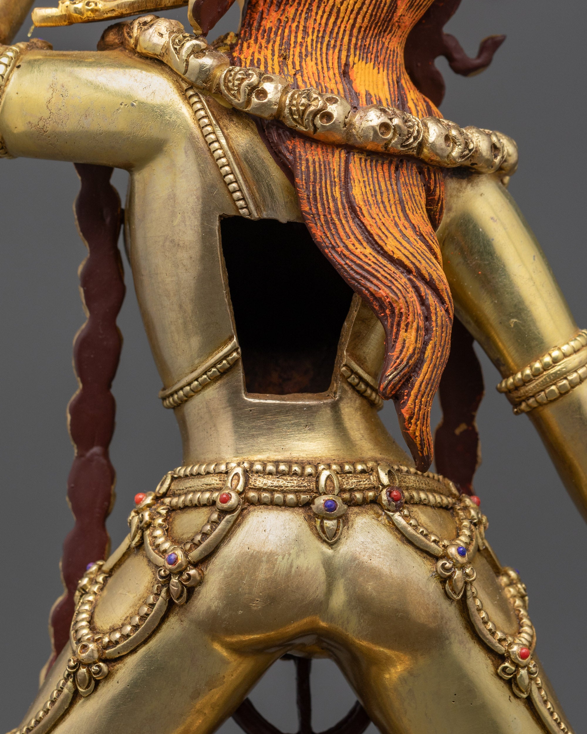 Transcendent Vajrayogini Statue | 24K Gold-Gilded Tantric Goddess