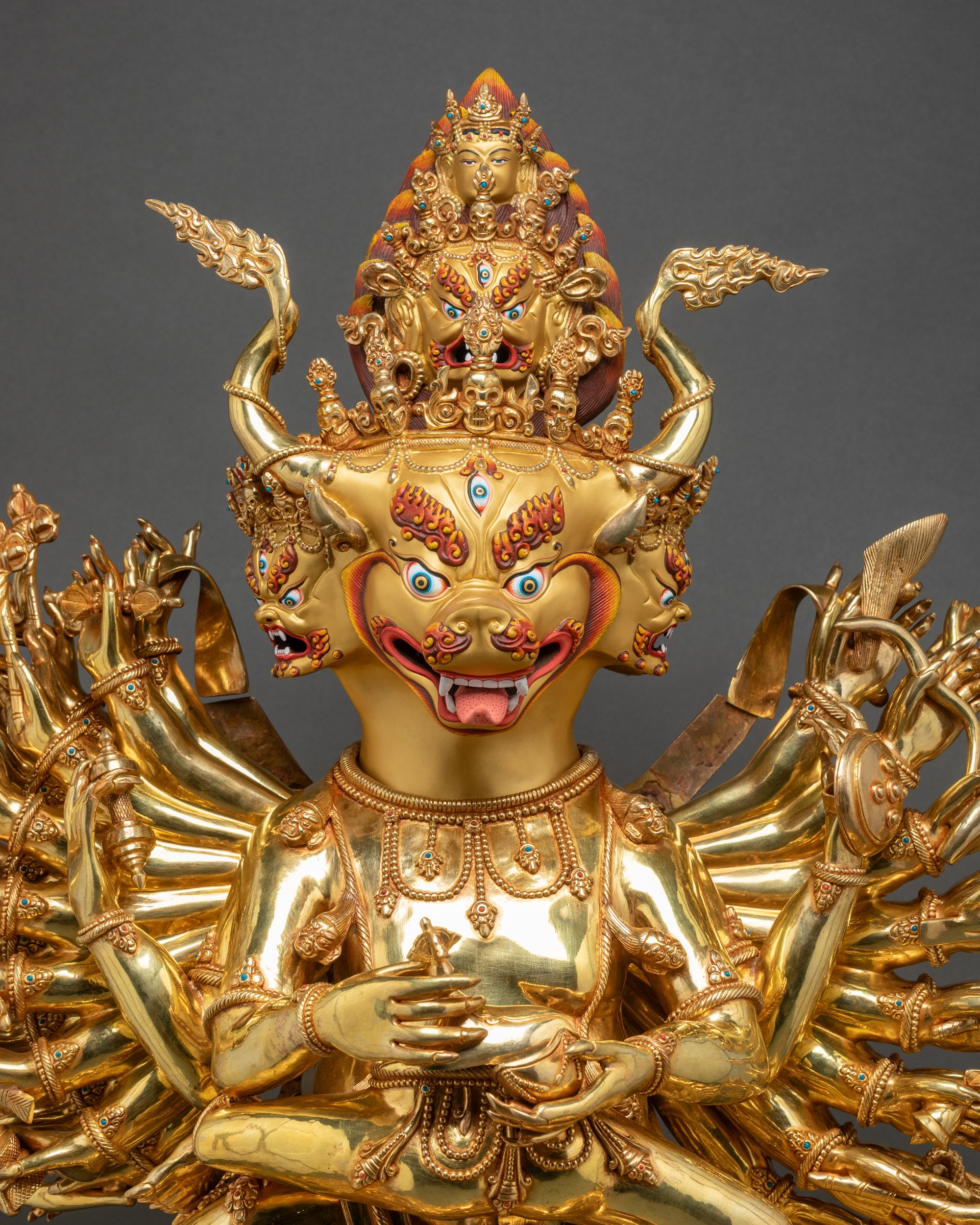 Dorje Jigje Yab-Yum Statue from Nepal | Tibetan Buddhist Artwork