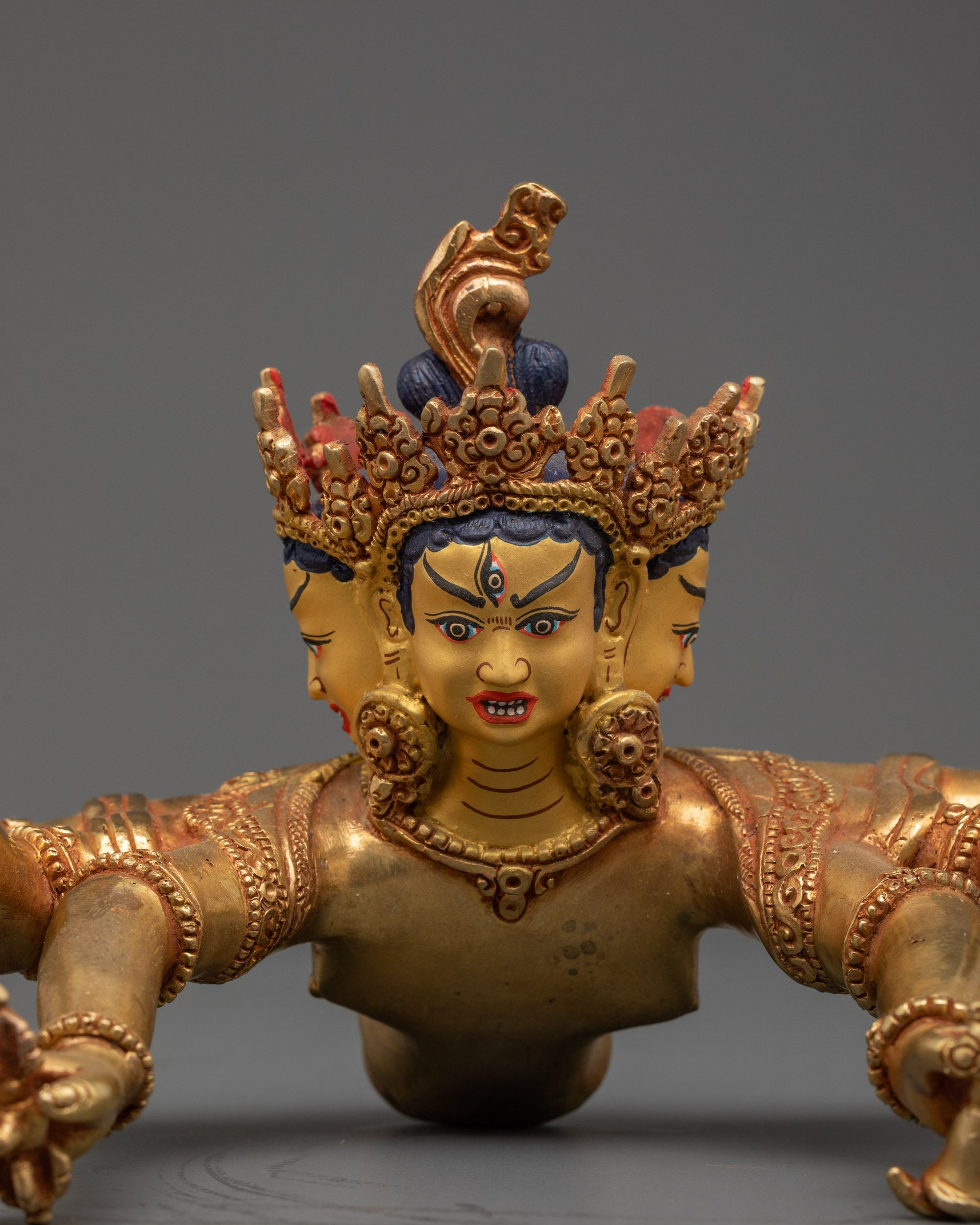 Tantric Deity Guhyasamaja Consort Statue | Handcrafted Buddhist Art